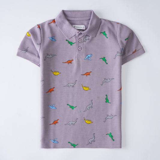 Boys Half Sleeves Polo T-Shirt (Dino A.O)