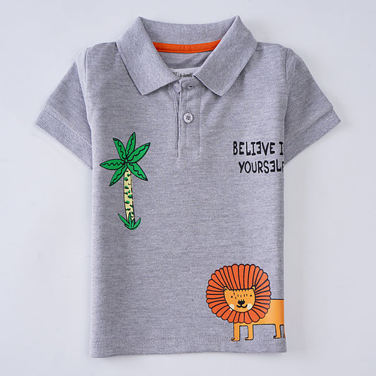 Boys Half Sleeves Polo T-Shirt (IBelieve)