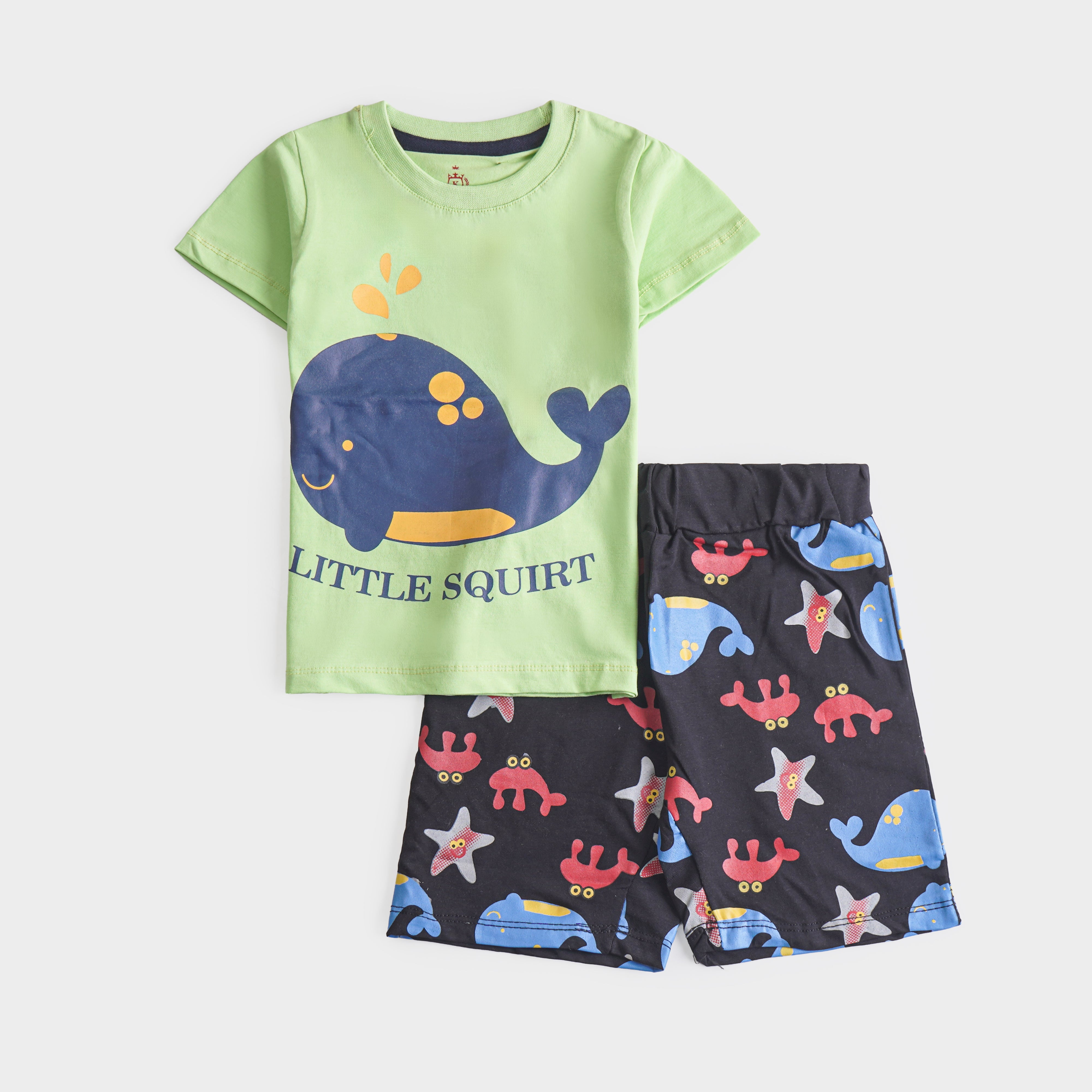 Boys Half Sleeves 2 Piece Suit