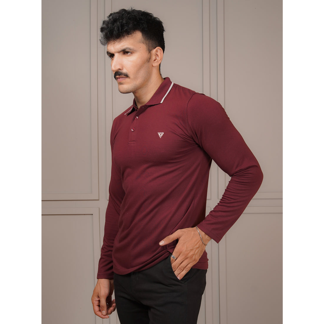 Men's Full Sleeve Polo Code-A