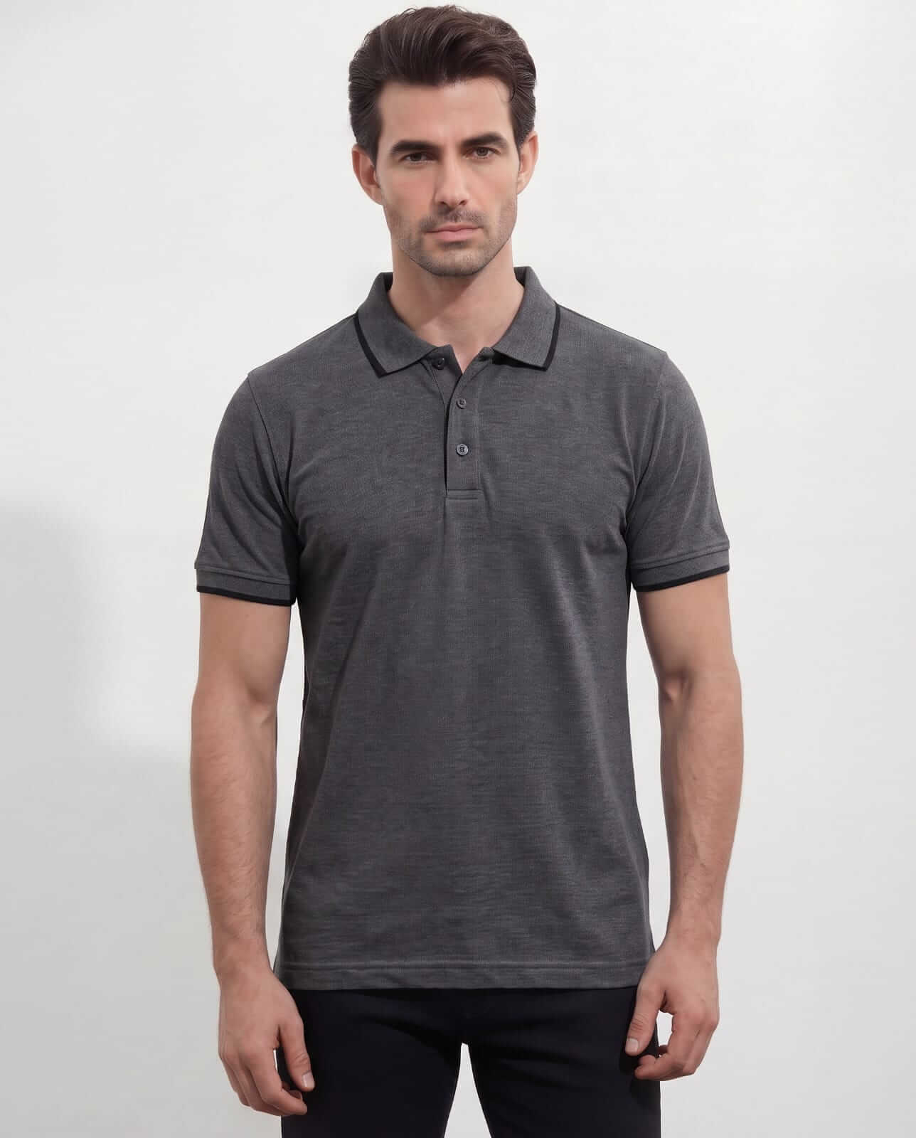 Men's Pique Half Sleeve Polo