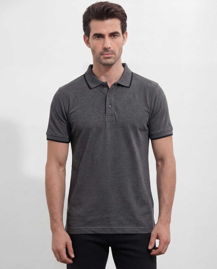 Men's Pique Half Sleeve Polo
