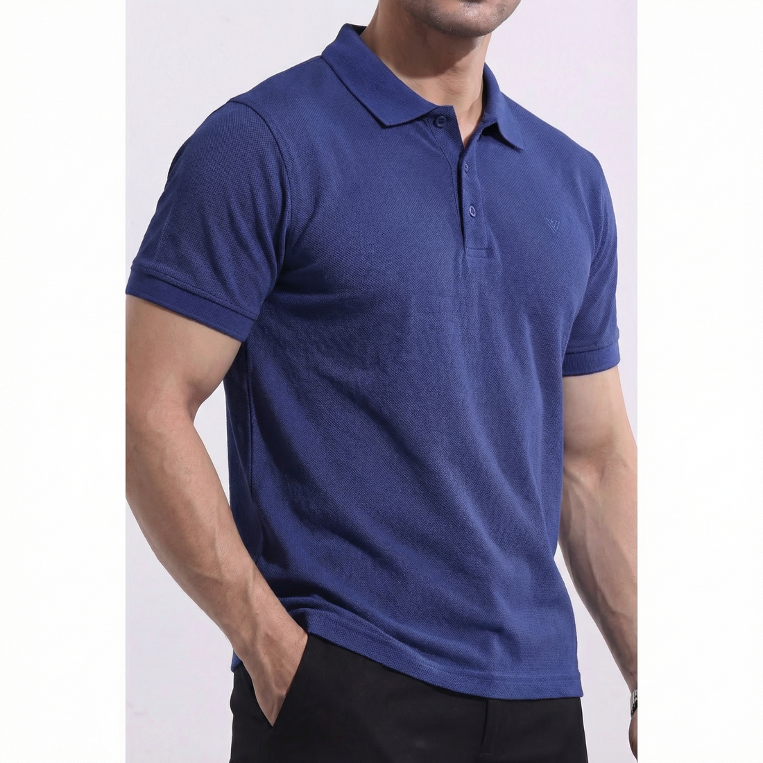 Men's Popcorn Half Sleeve Polo