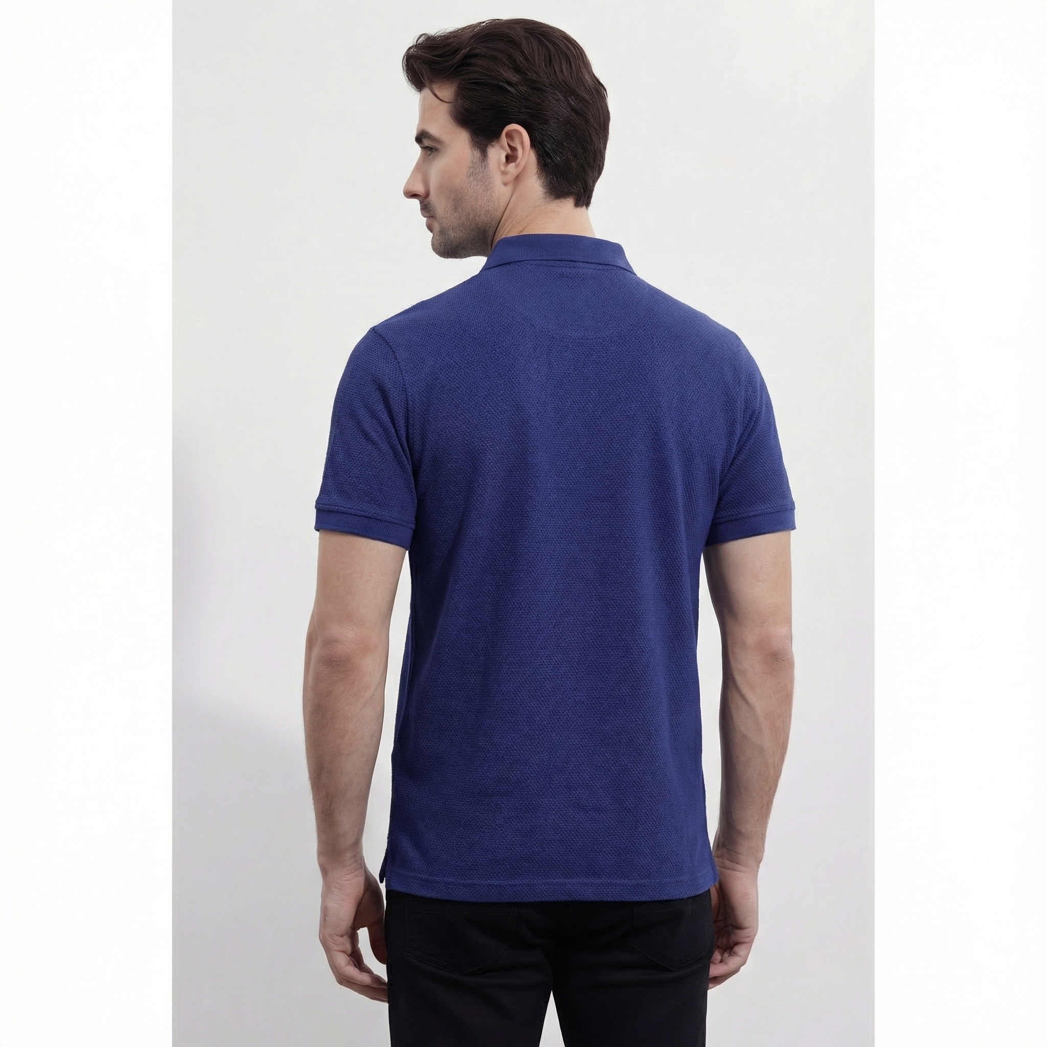 Men's Popcorn Half Sleeve Polo