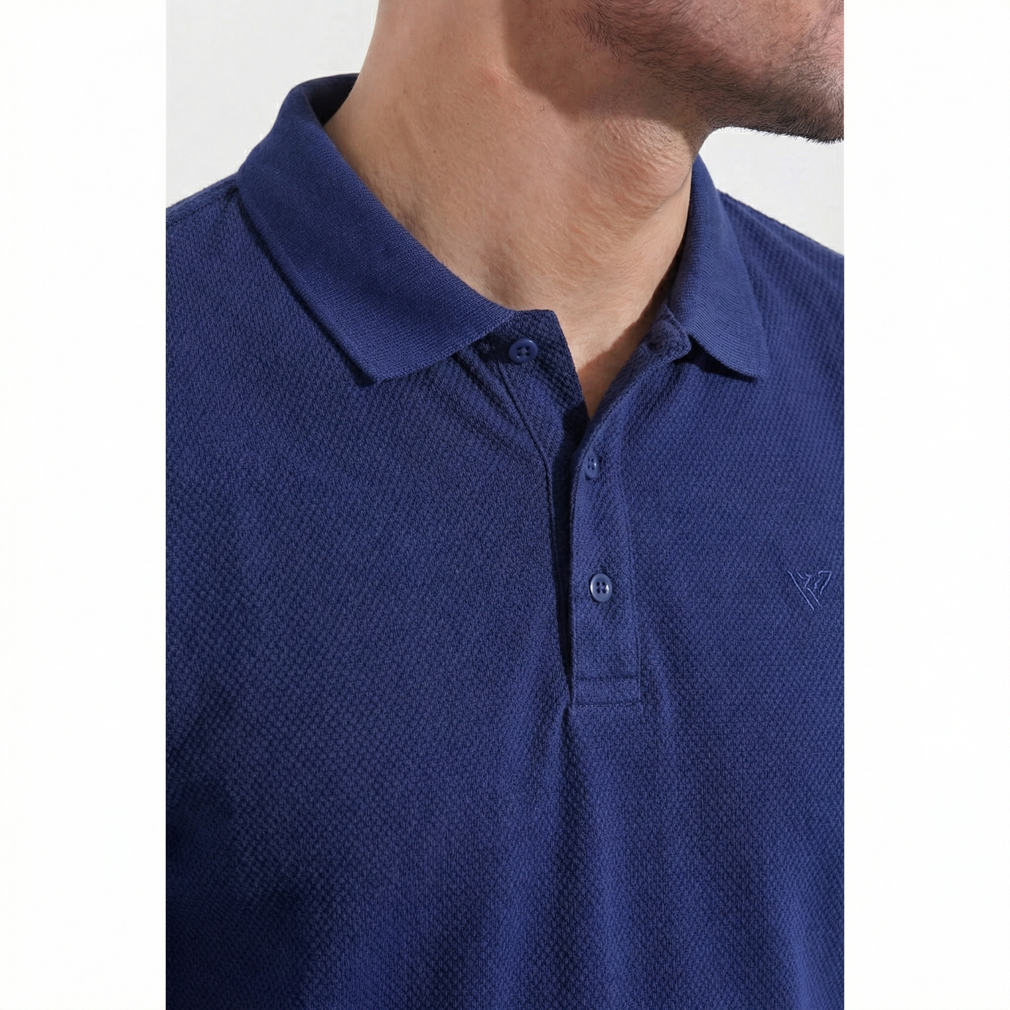 Men's Popcorn Half Sleeve Polo
