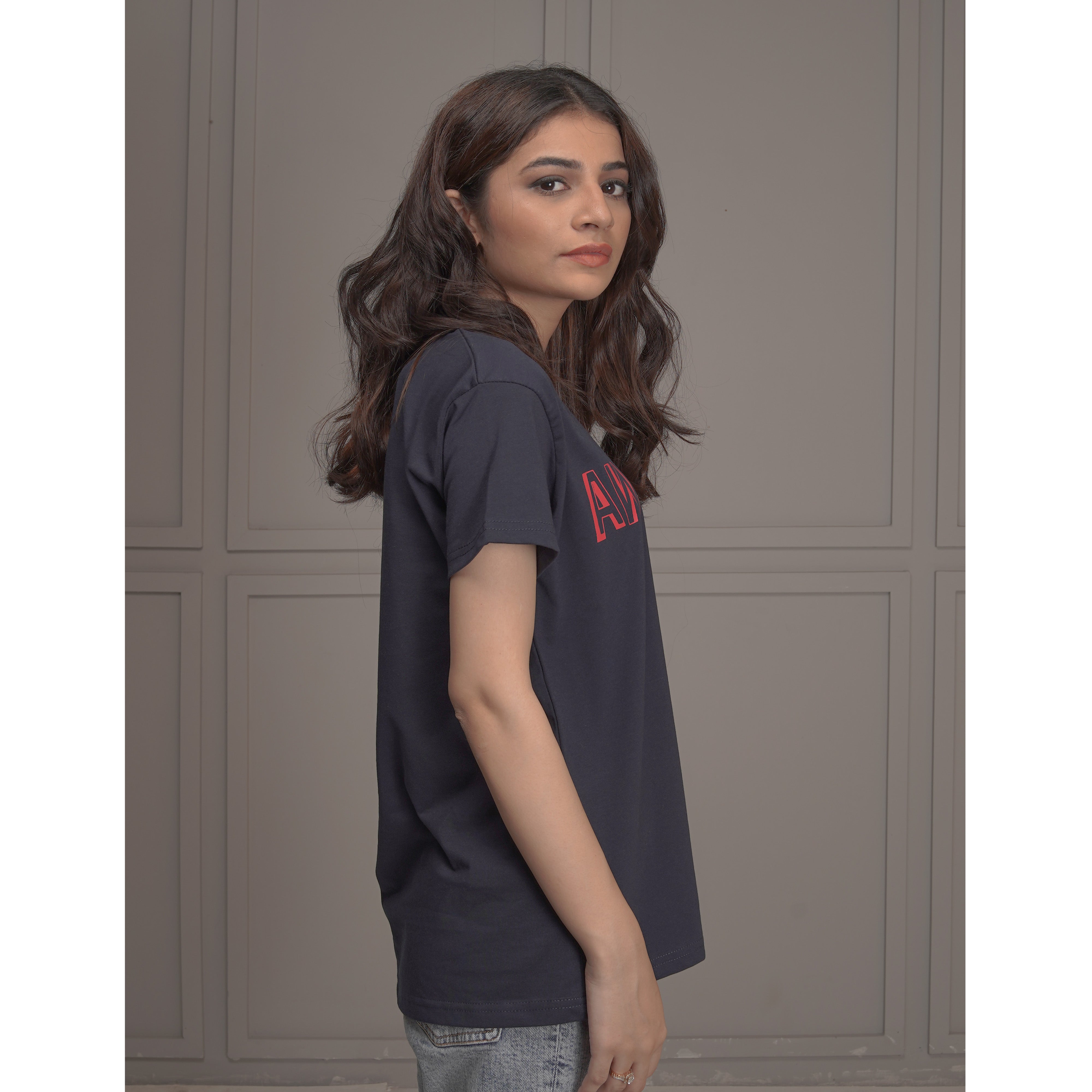 Women's Half Sleeve T-Shirt (Awesome)