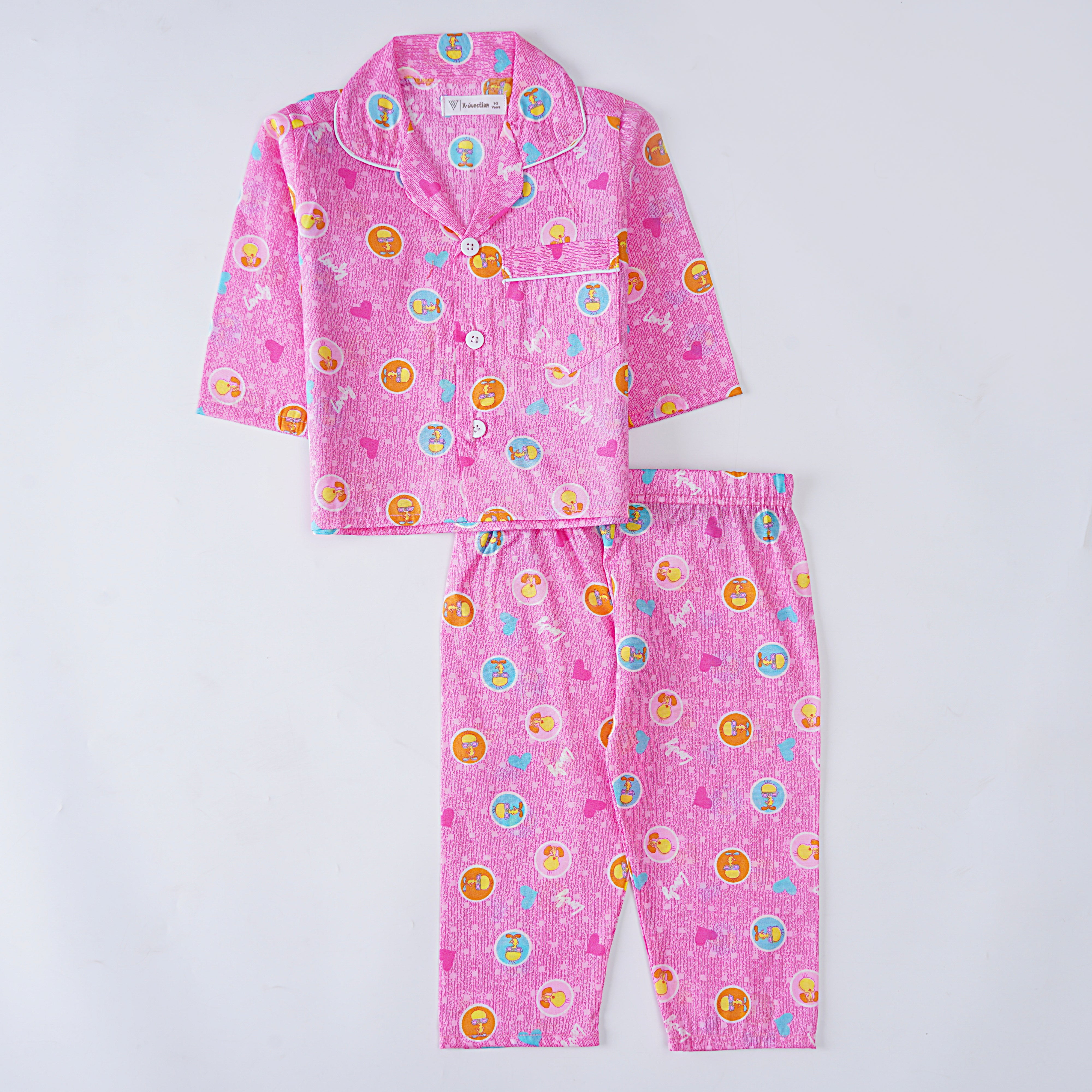 Unisex Full sleeves Night suit