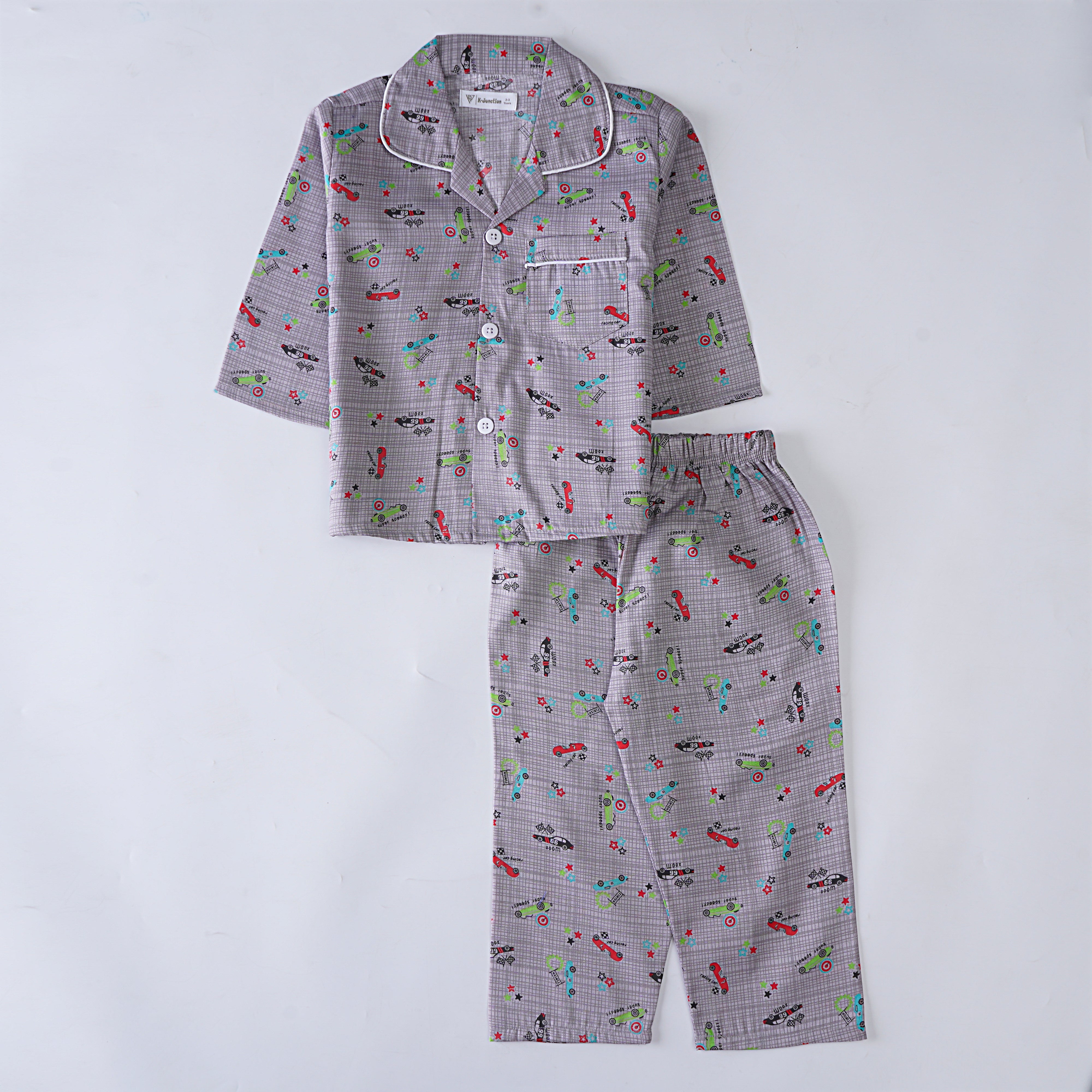 Boys Night Suit Full Sleeves Kjunction Online Store