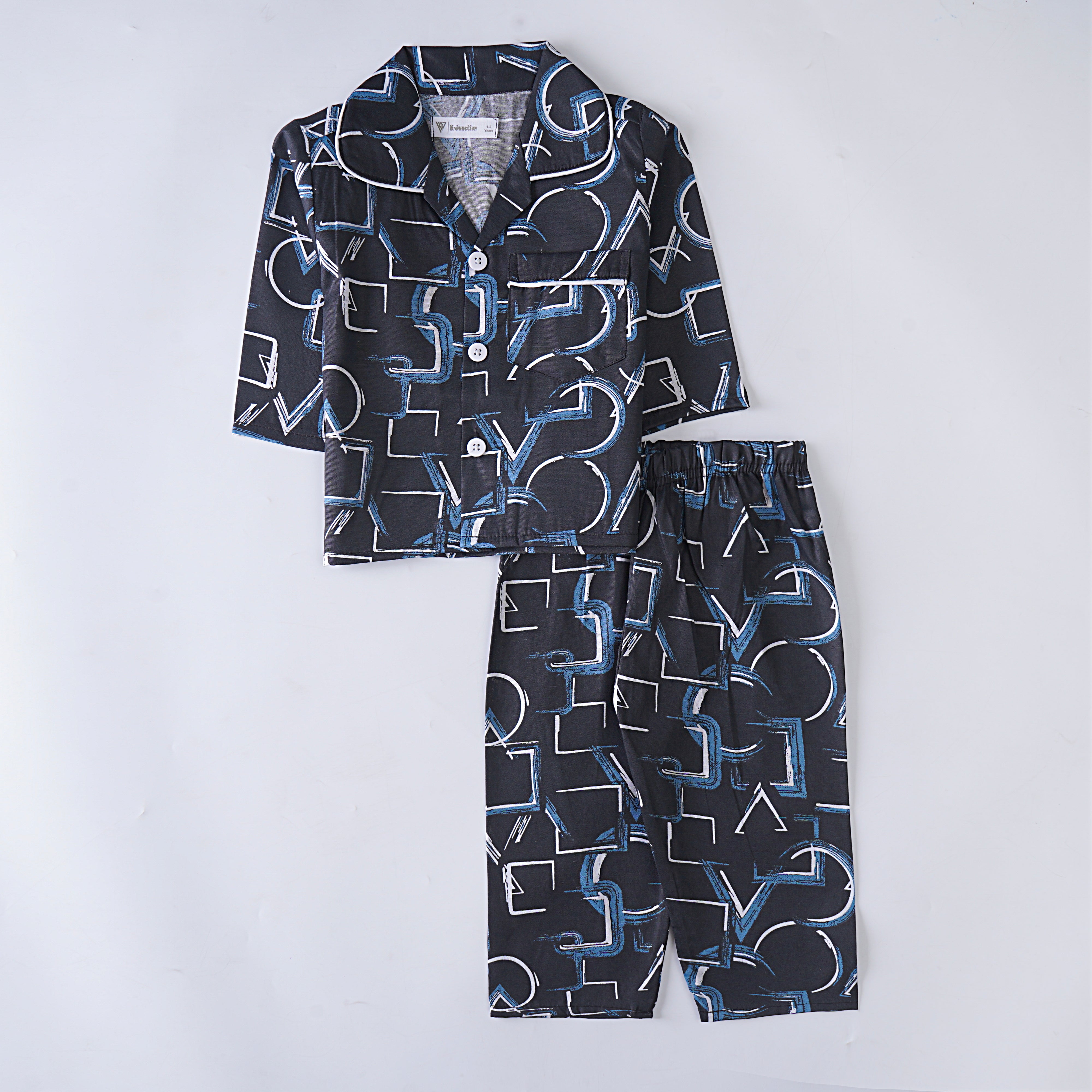 Boys Night Suit Full Sleeves (222)