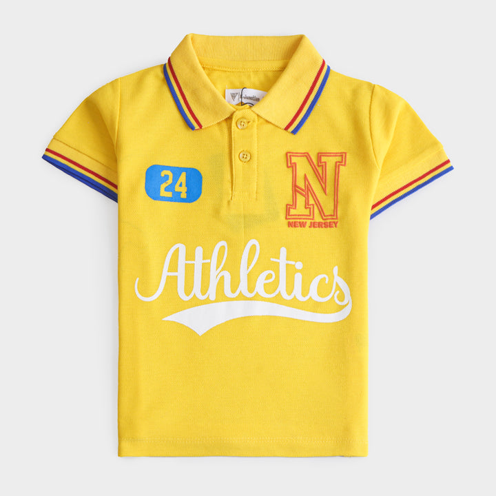 Boys Half Sleeves Polo T-Shirt