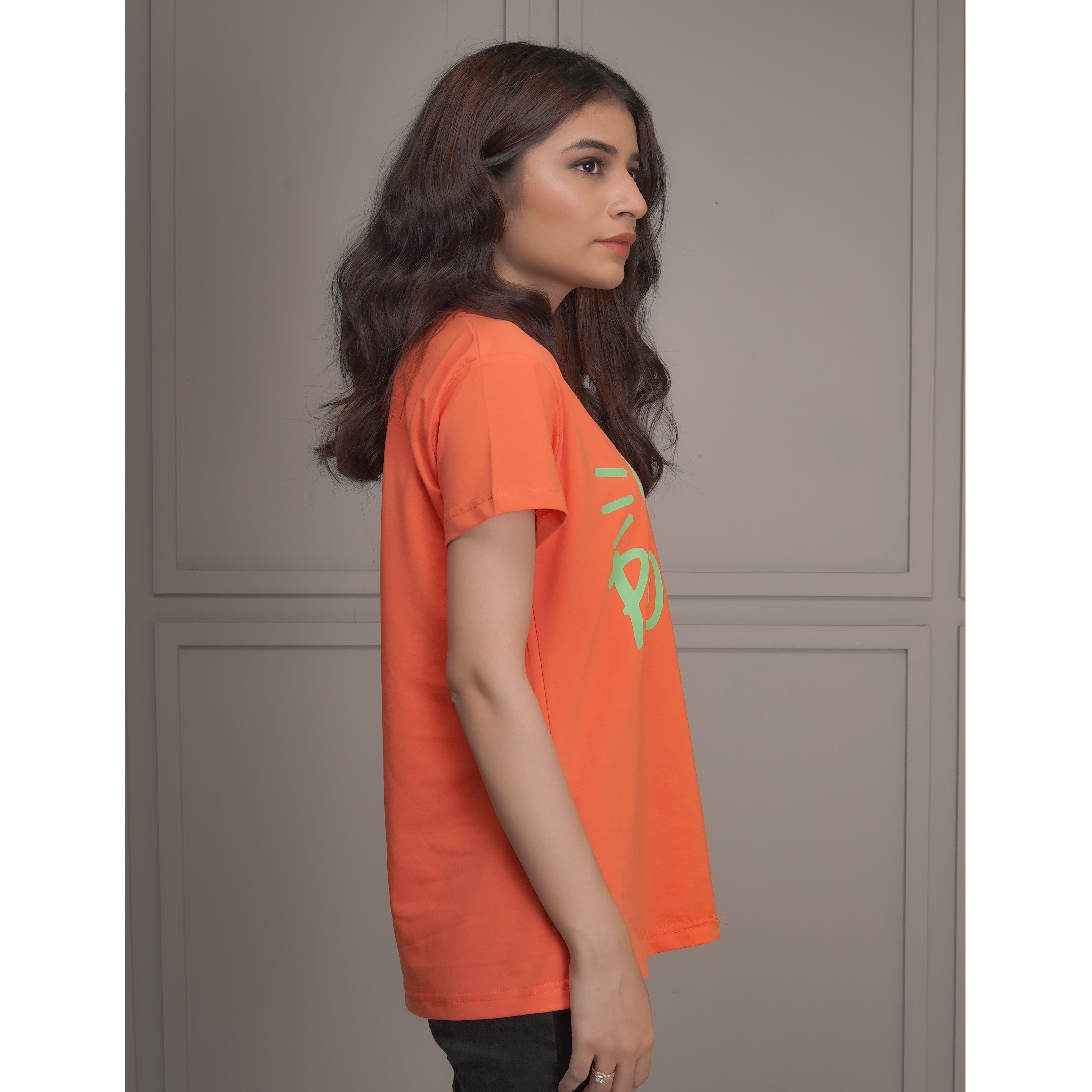 Women's Half Sleeve T-Shirt (Girls-Power)