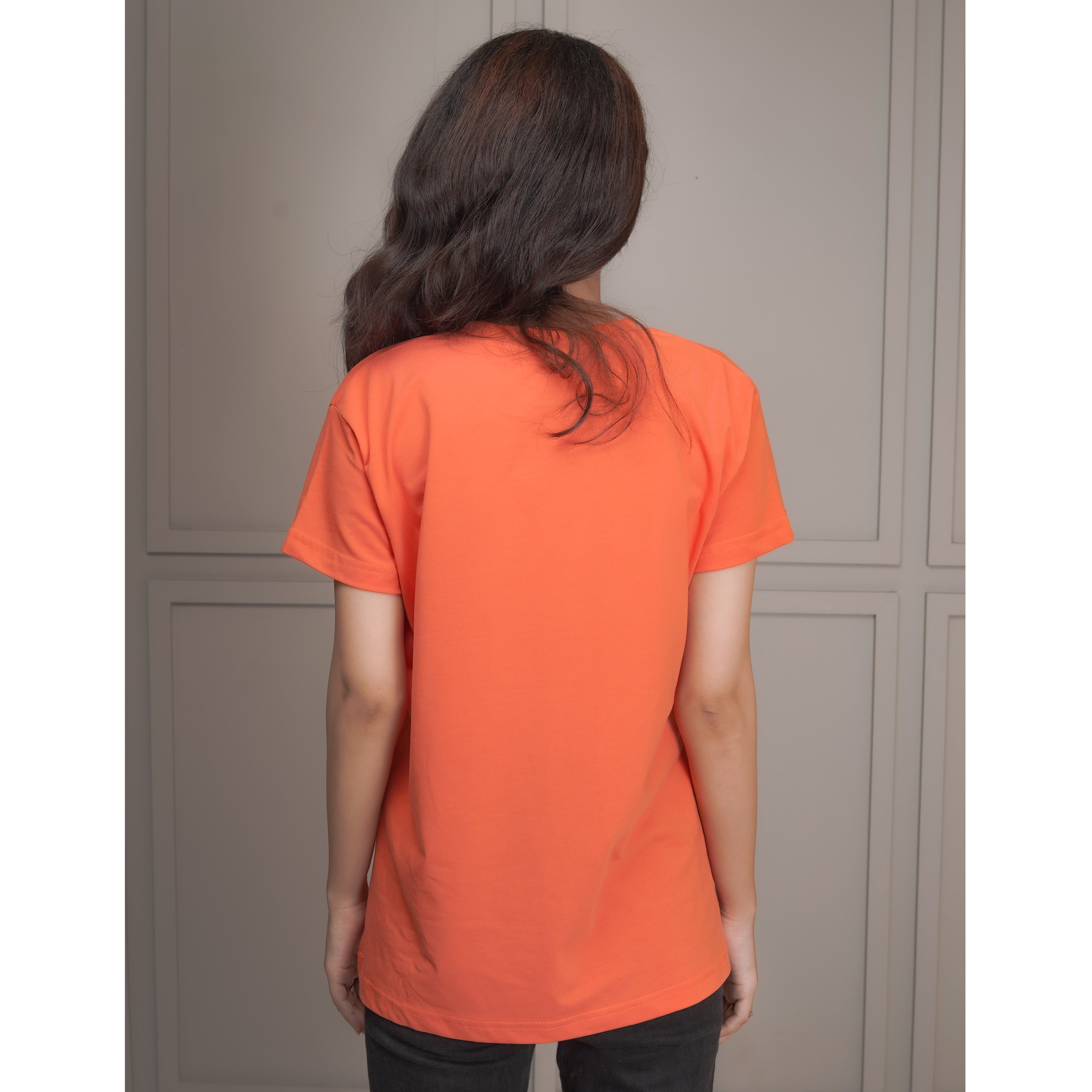 Women's Half Sleeve T-Shirt (Girls-Power)
