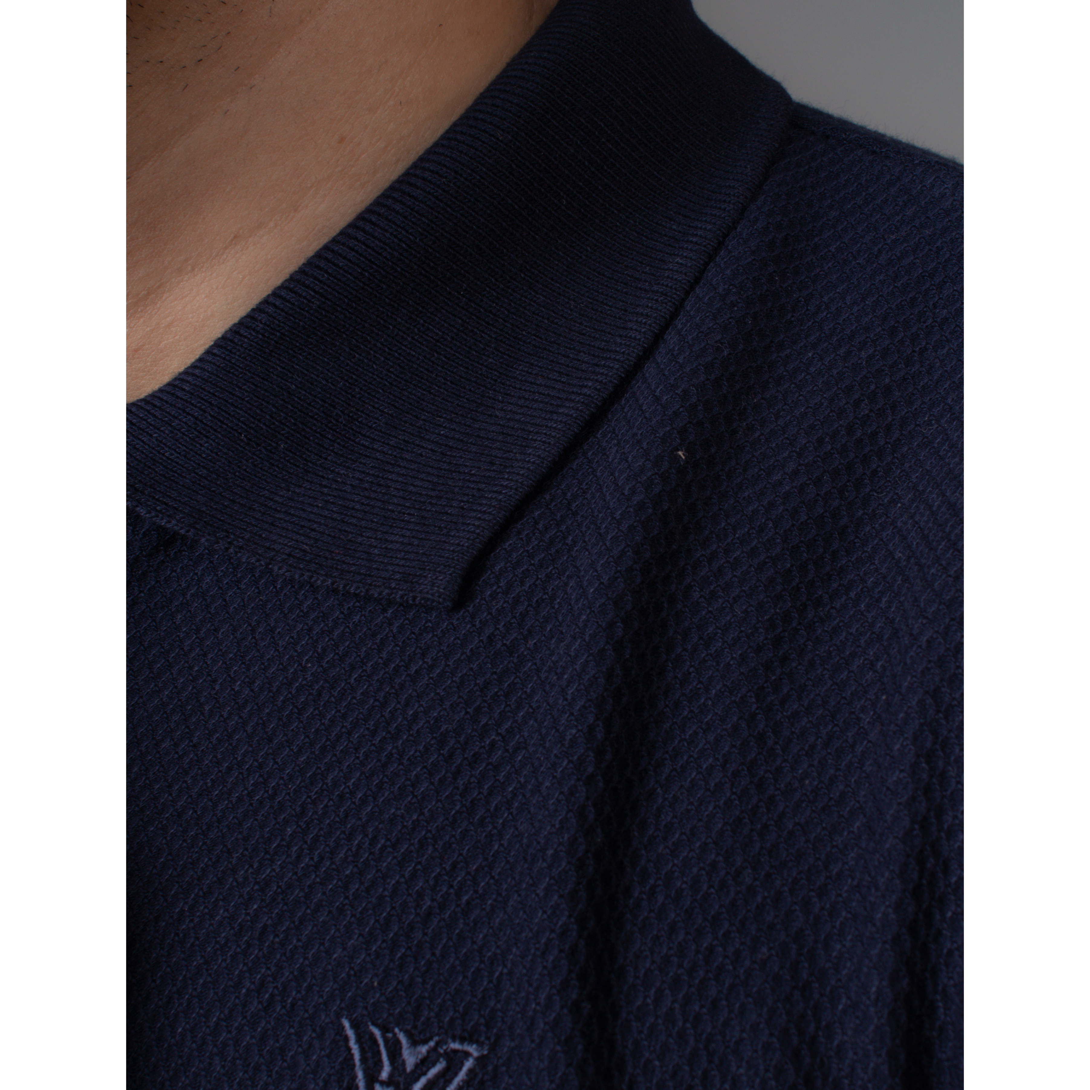Men's Popcorn Half Sleeve Polo