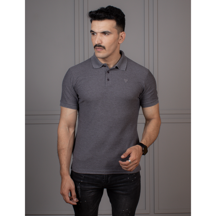 Men's Popcorn Half Sleeve Polo
