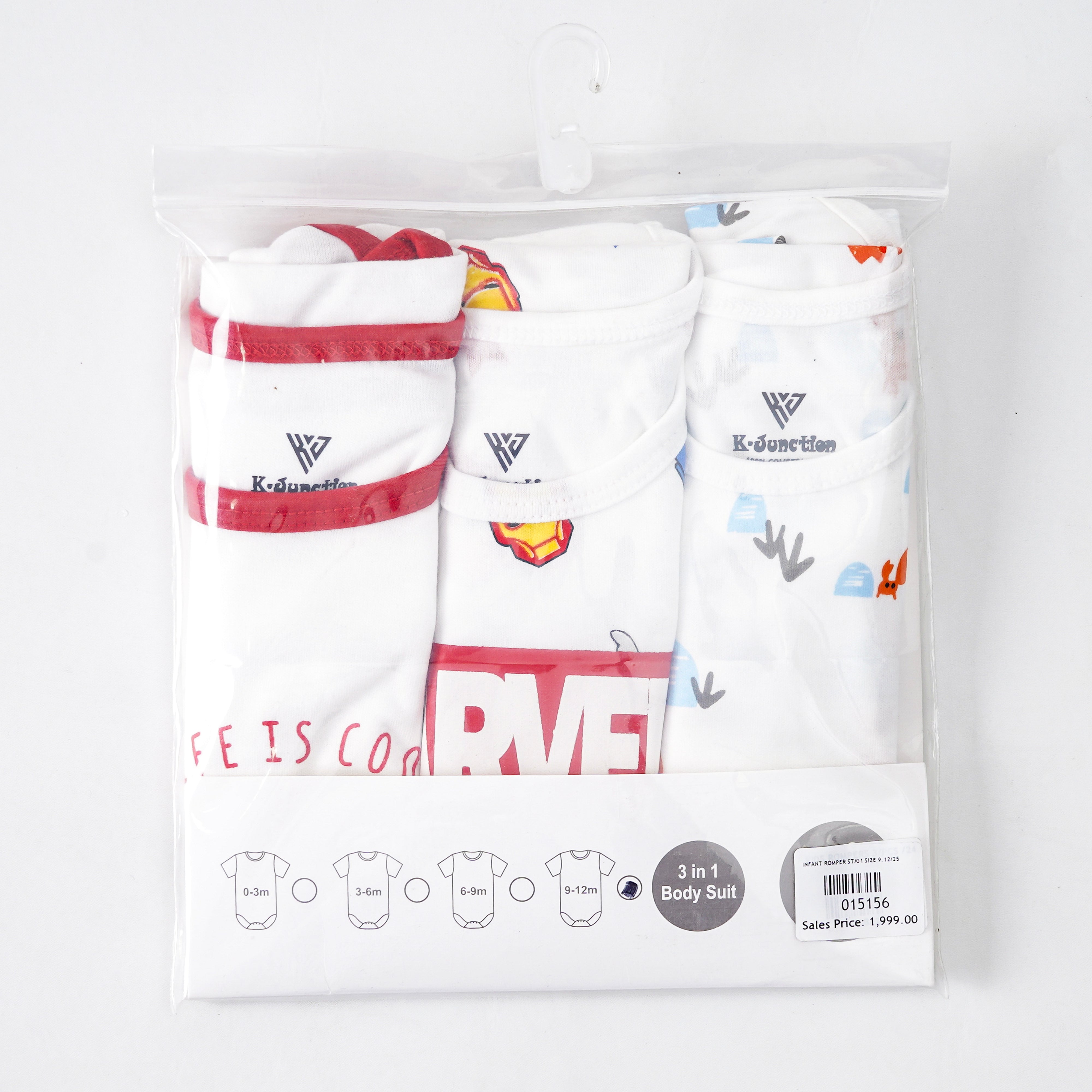 Unisex Romper (Pack of 3)