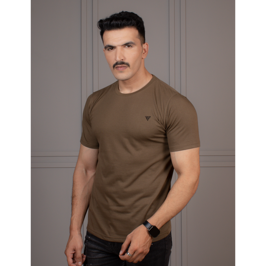 Men's Half Sleeve Round Neck T-Shirt Code-B