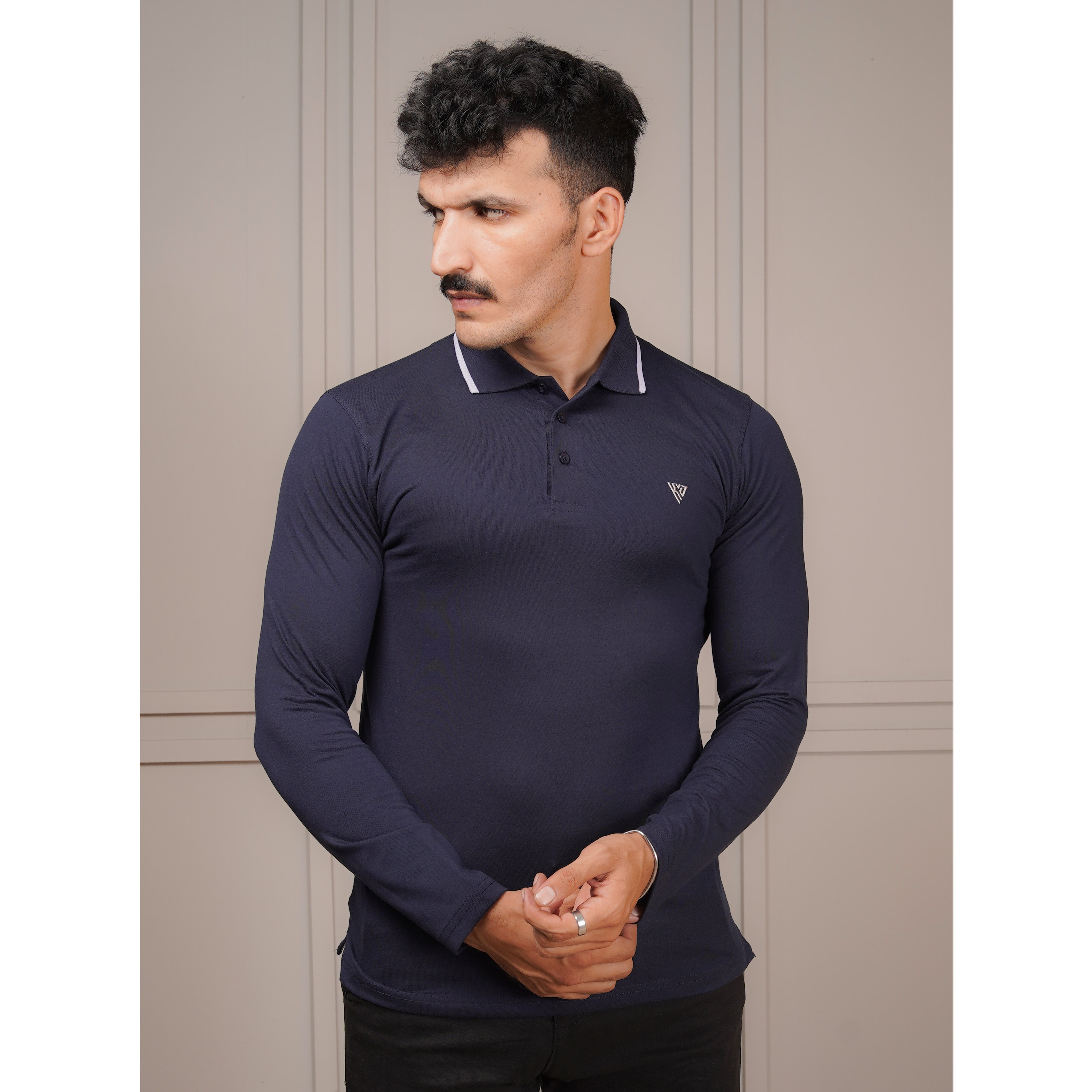 Men's Full Sleeve Polo Code-A