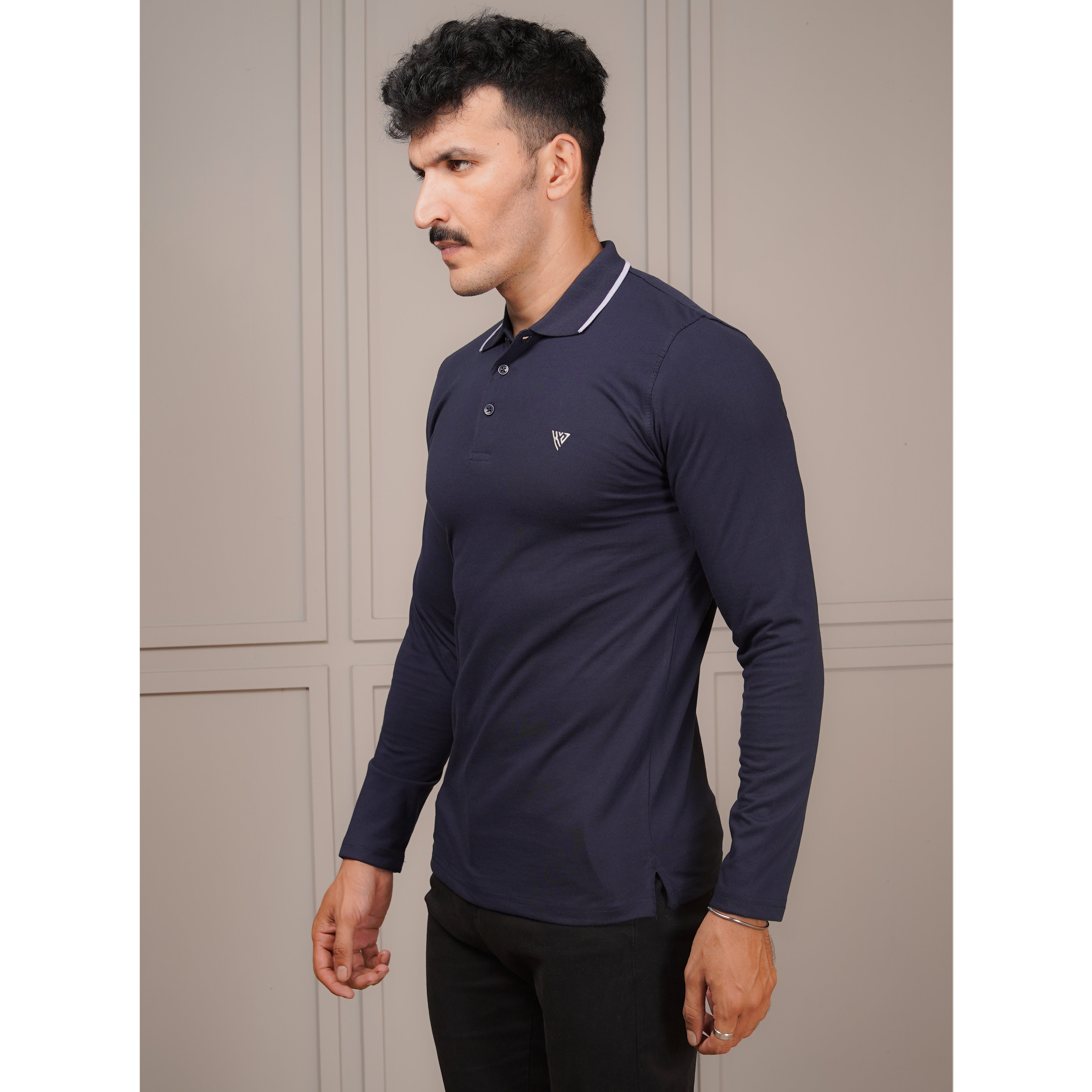 Men's Full Sleeve Polo Code-A