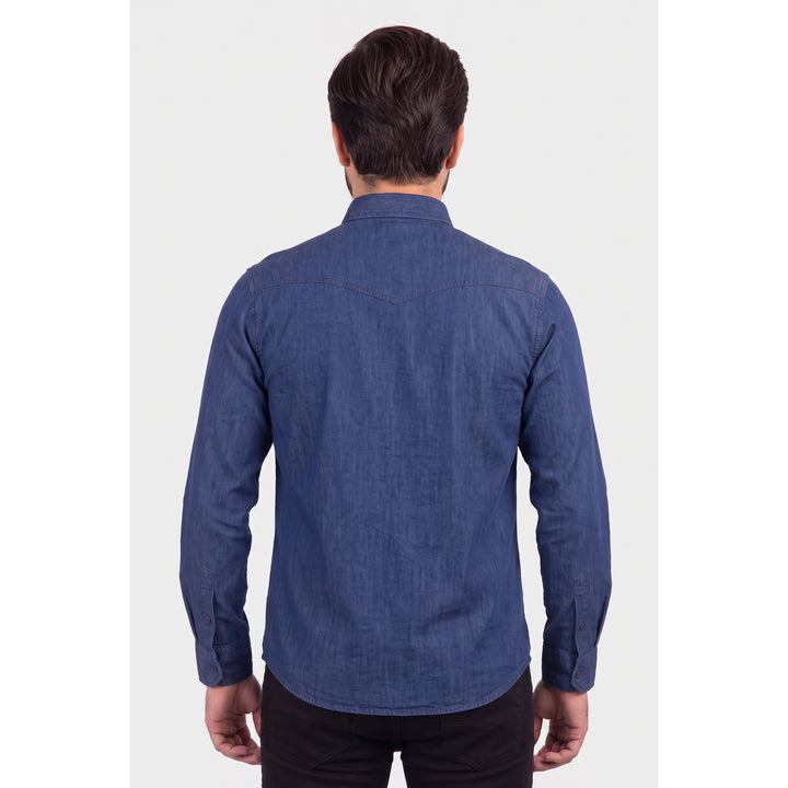 Mens Denim Shirt (Double Pocket)
