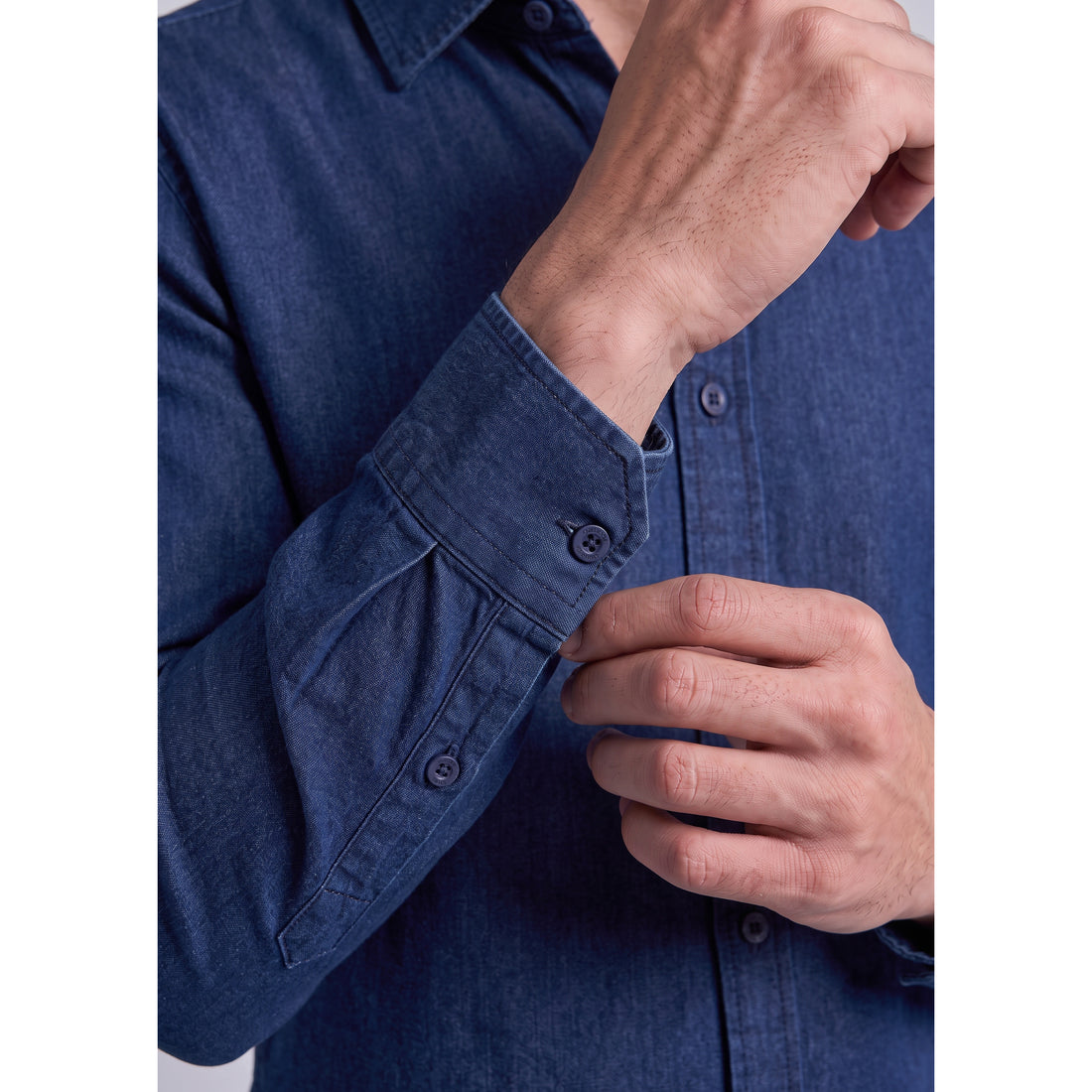 Mens Denim Shirt (Double Pocket)