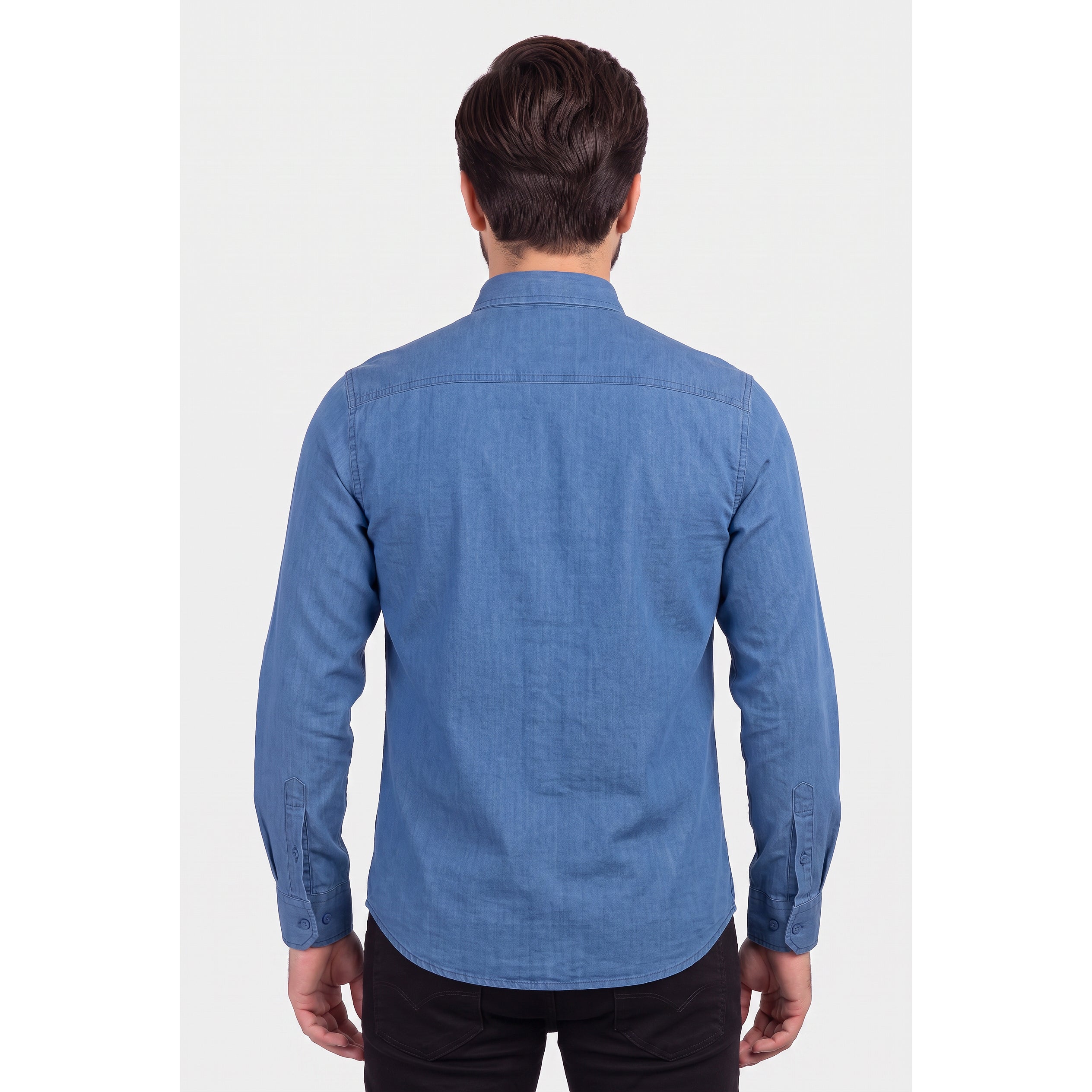 Mens Denim Shirt (Double Pocket)