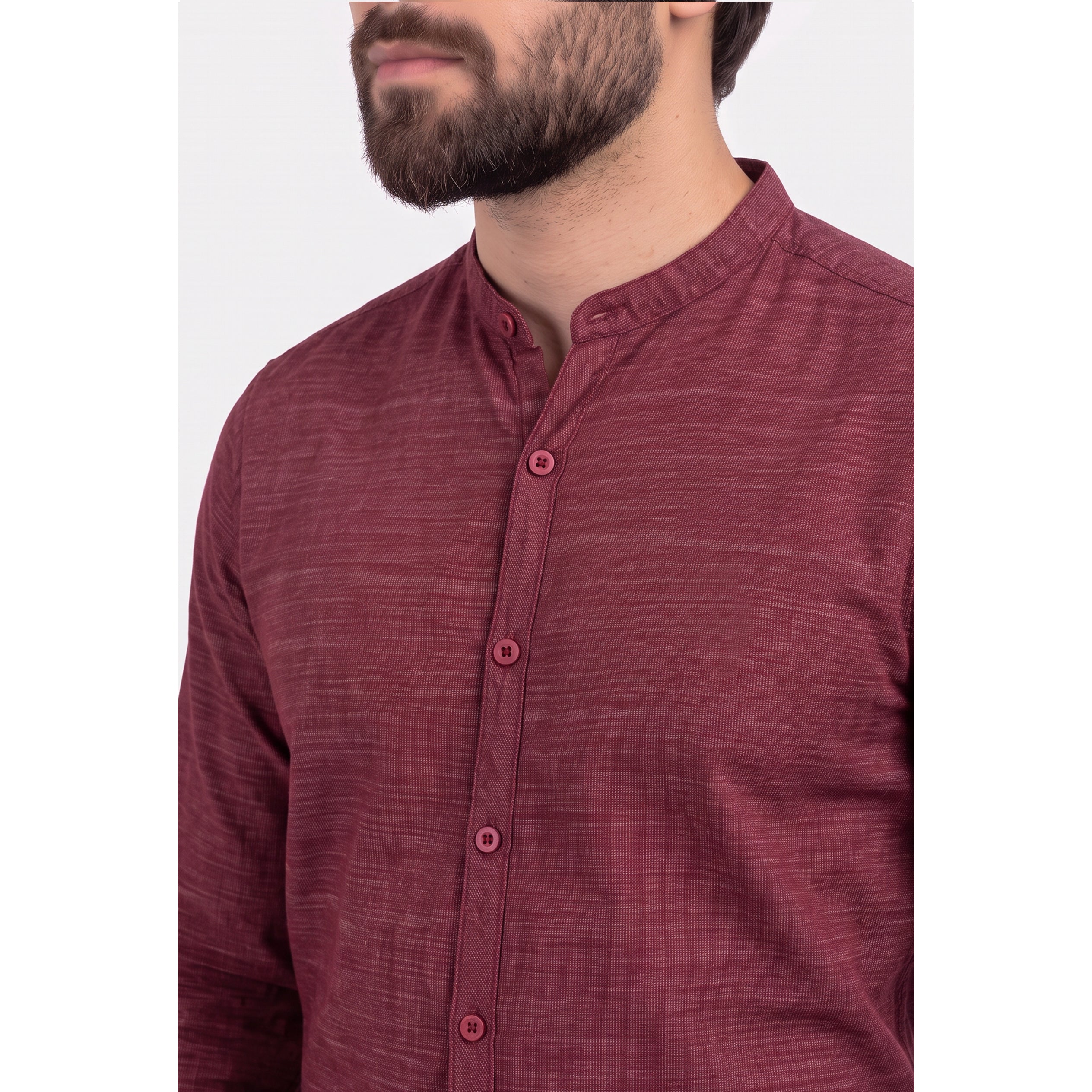 Mens Kurta Neck Shirt
