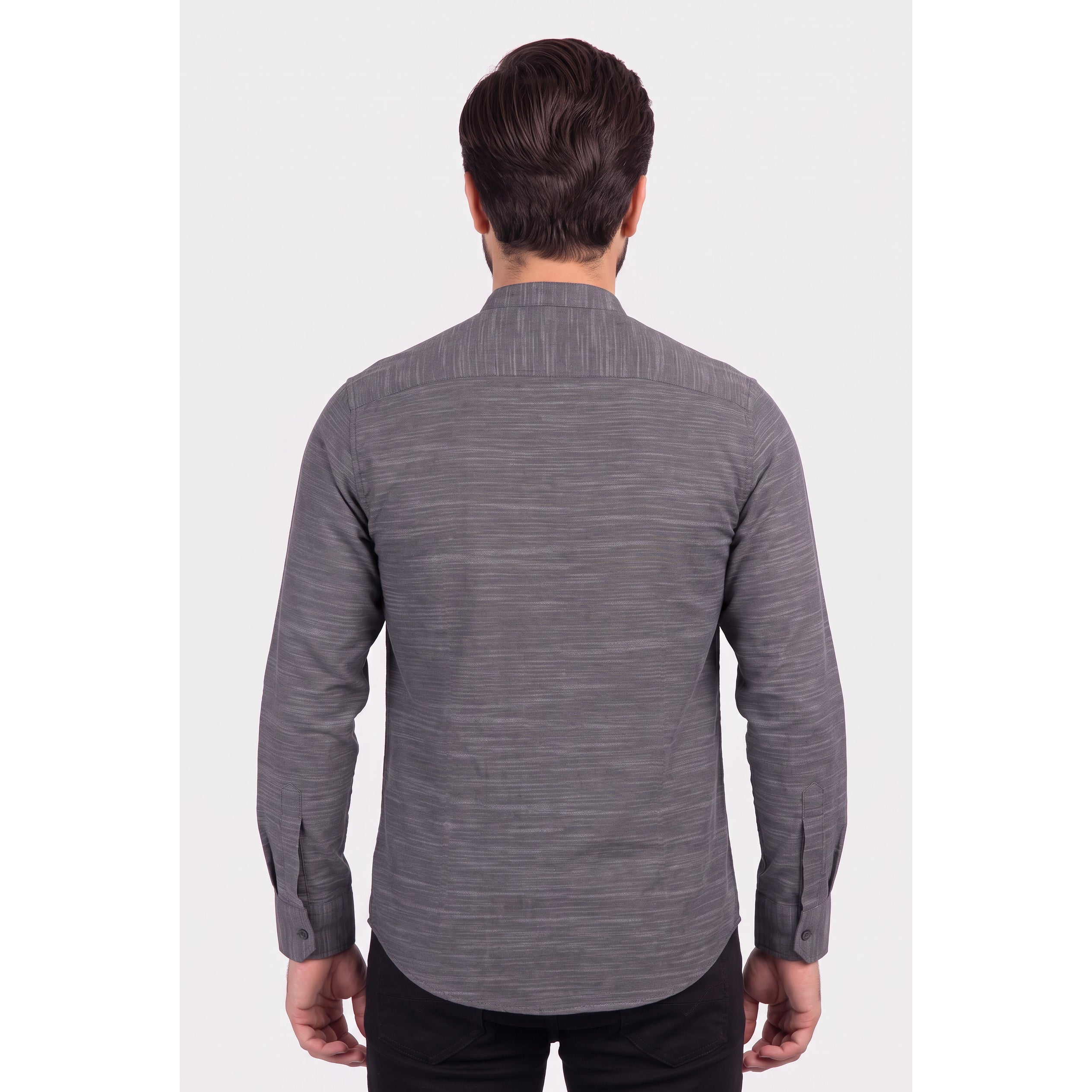Mens Band Neck Shirt