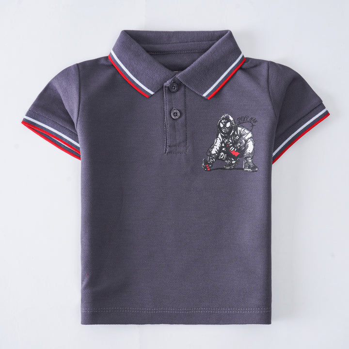 Boys Half Sleeves Polo T-Shirt
