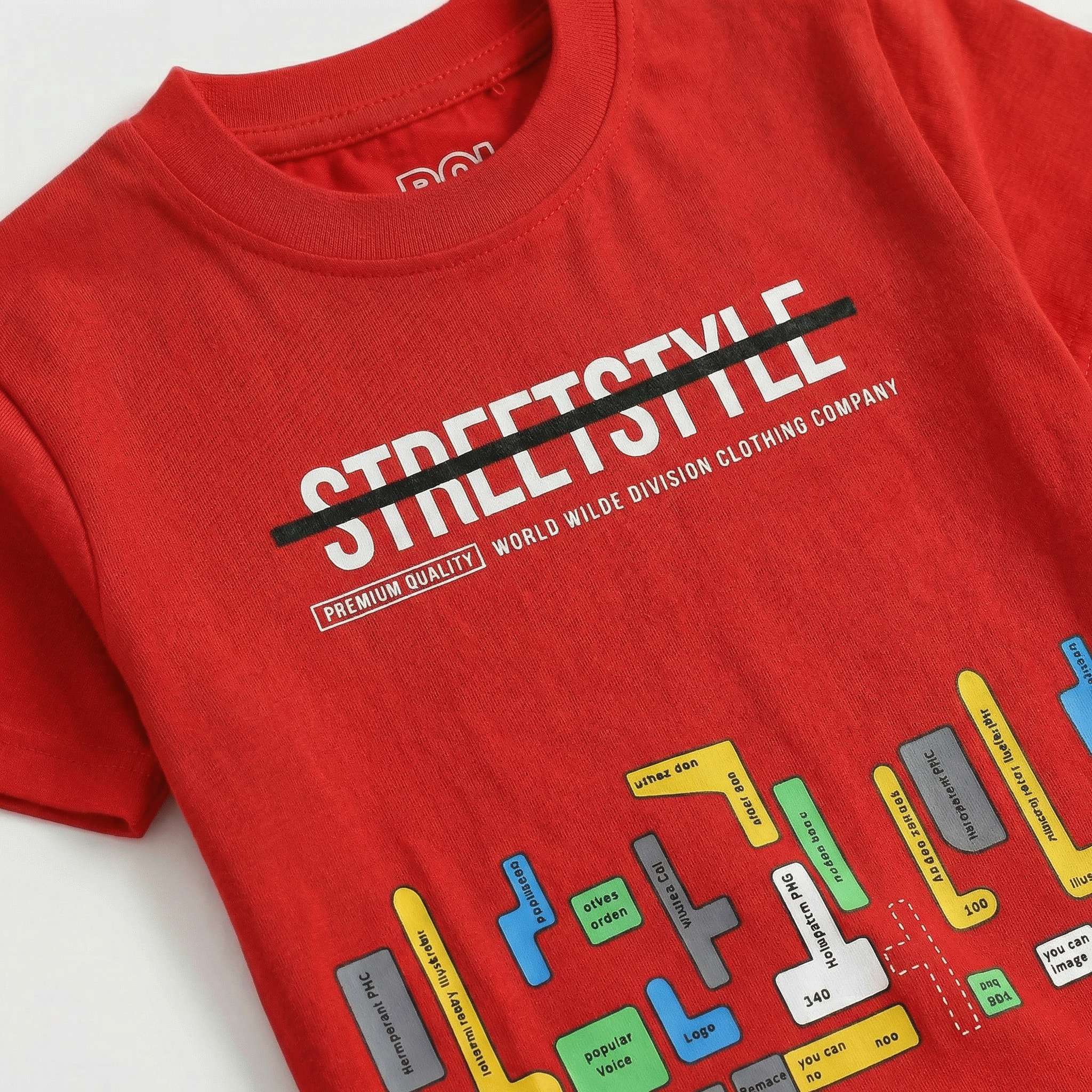 Boys Half Sleeves-Printed T-Shirt (Street)