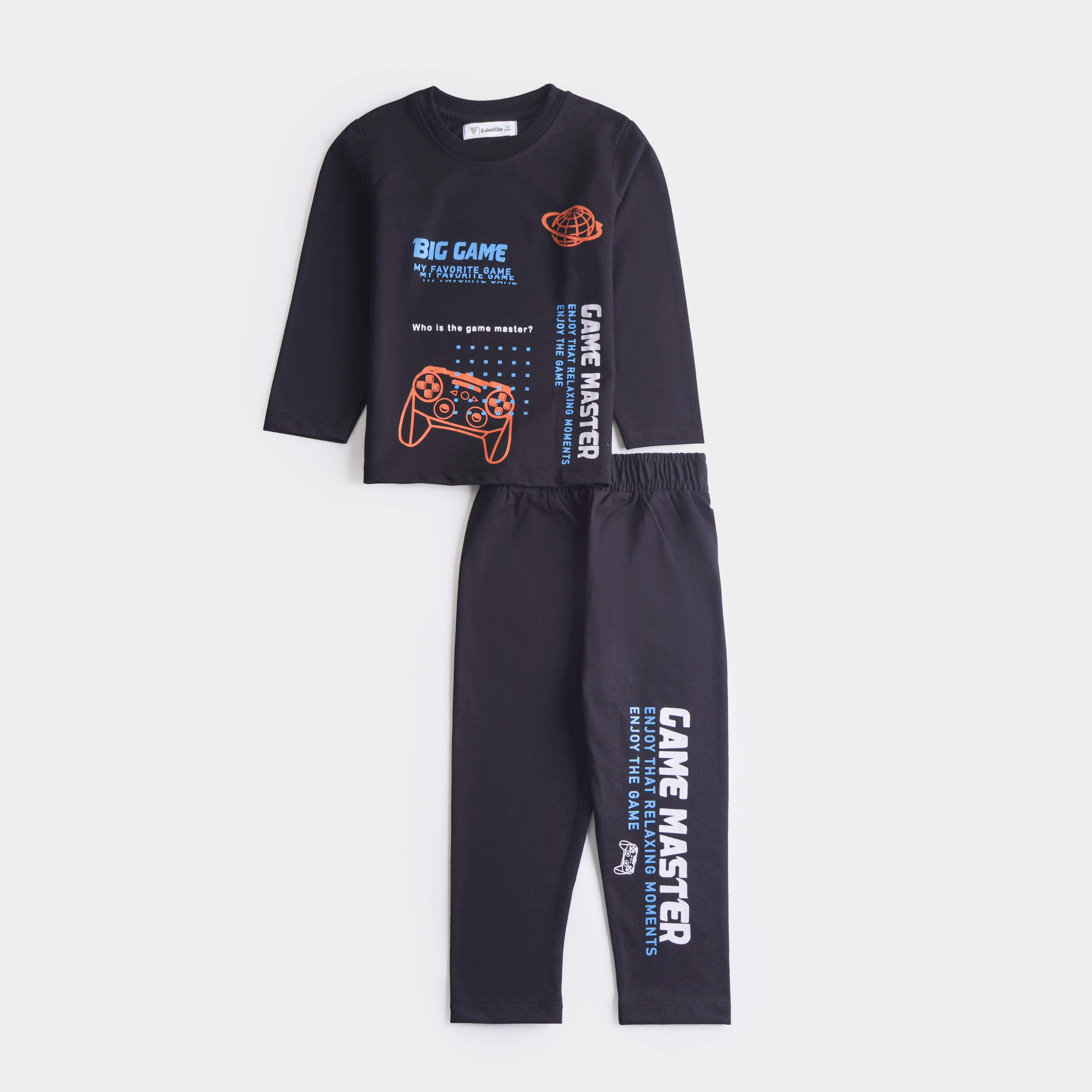 Boys Printed Full Sleeve Suit
