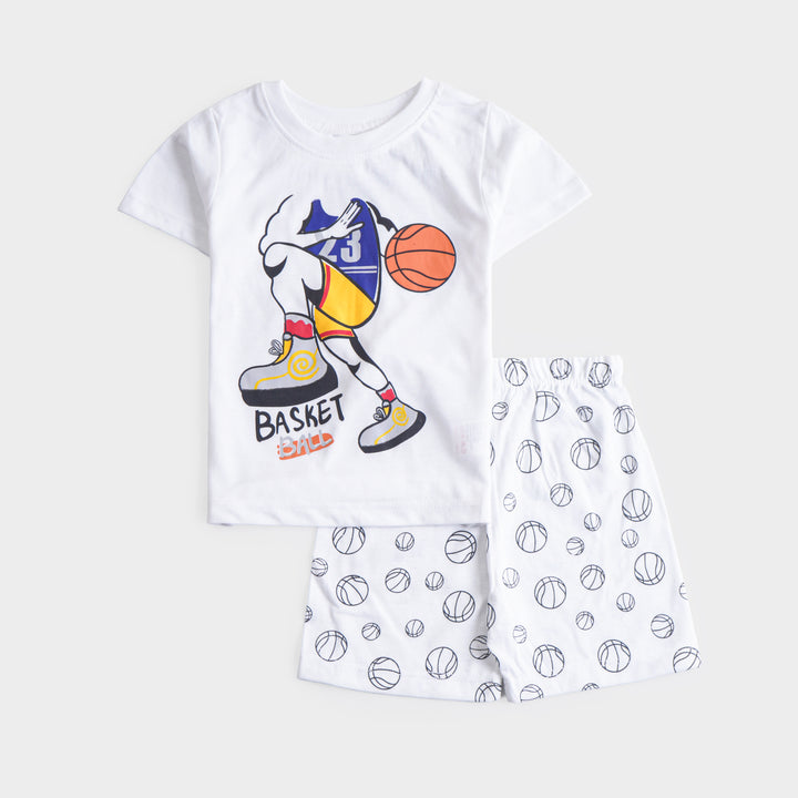 Boys Half Sleeves 2 Piece Suit