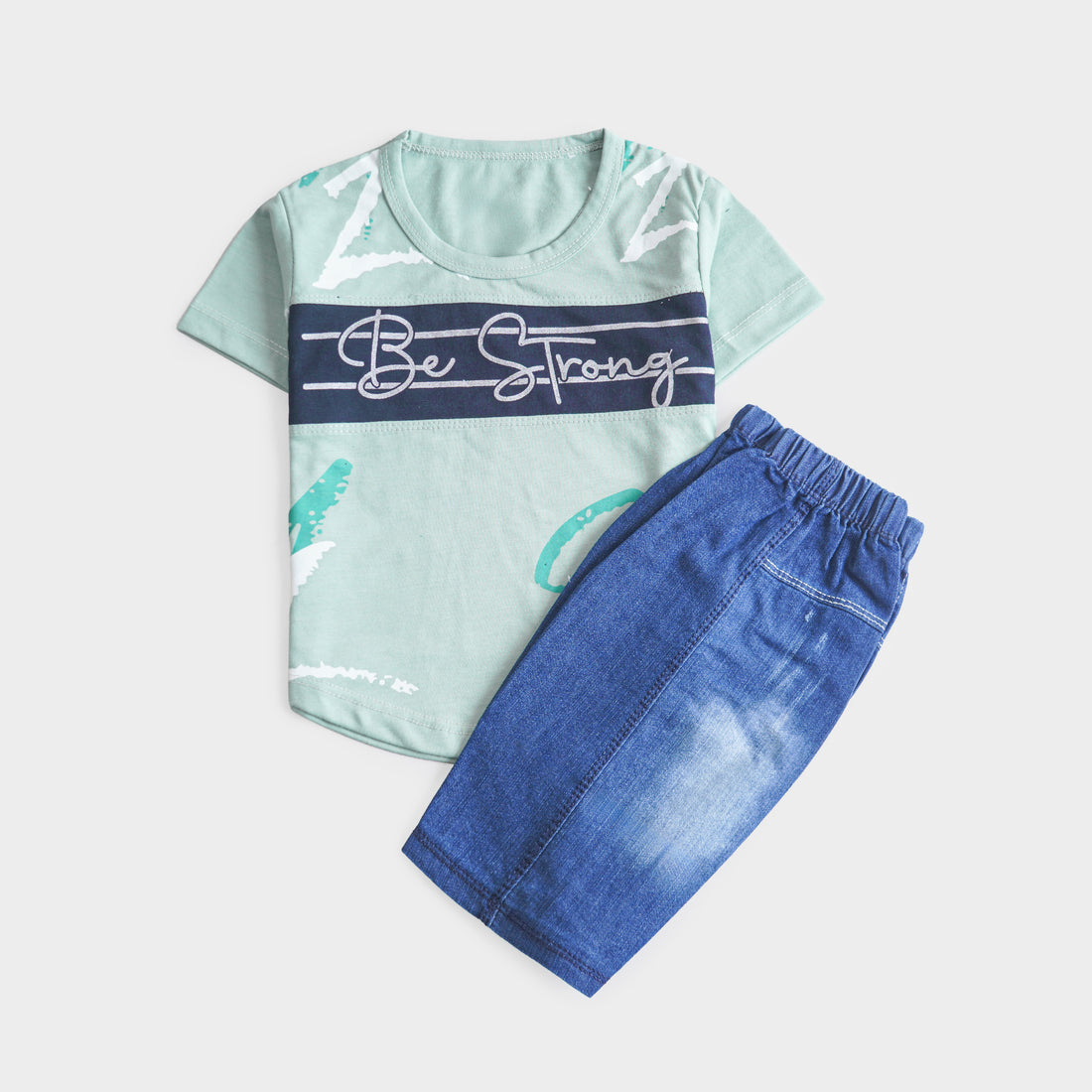 Boys Half Sleeves 2 Piece Suit