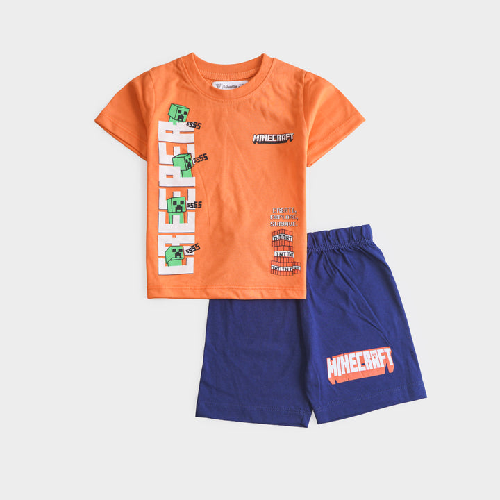 Boys Half Sleeves 2 Piece Suit