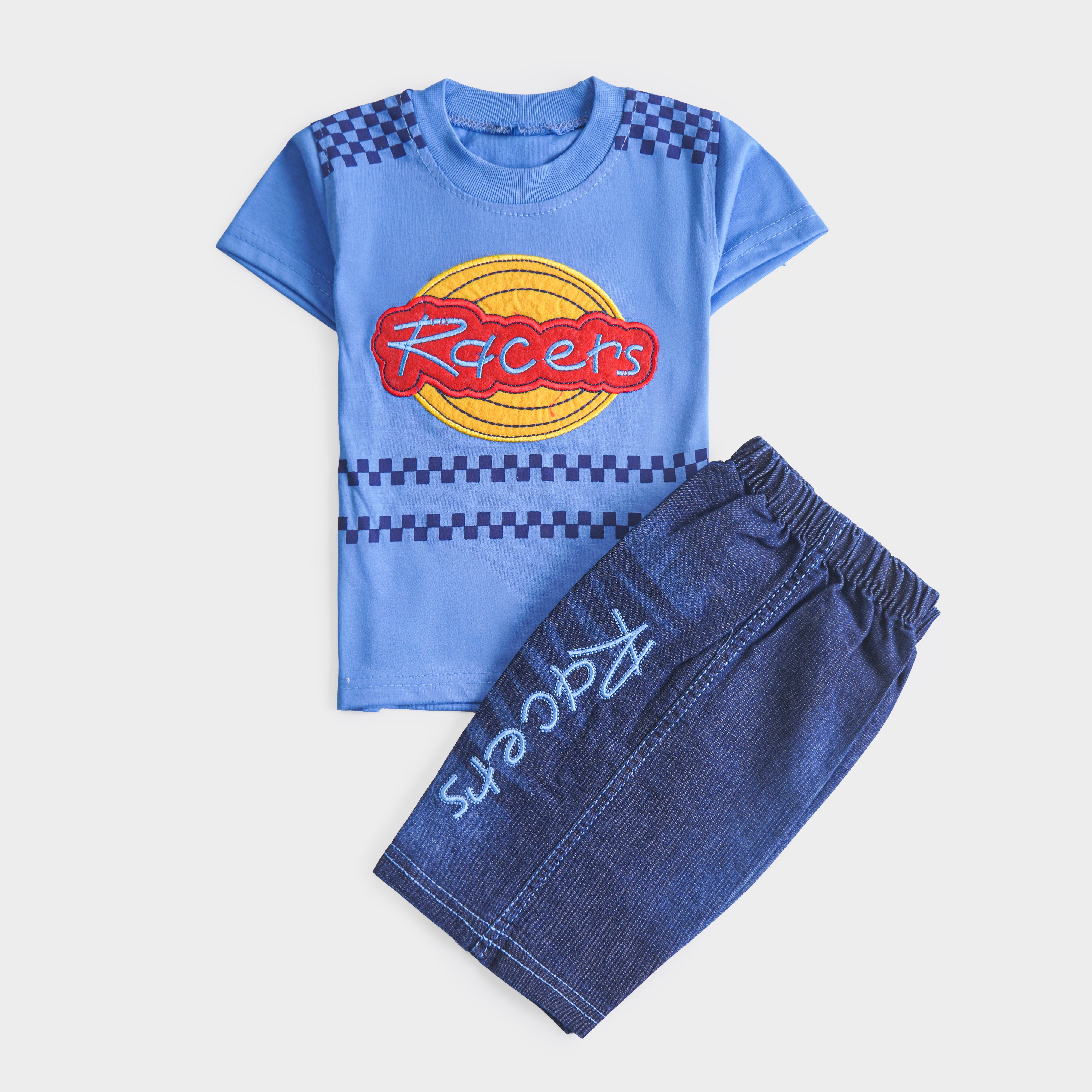 Boys Half Sleeves 2 Piece Suit