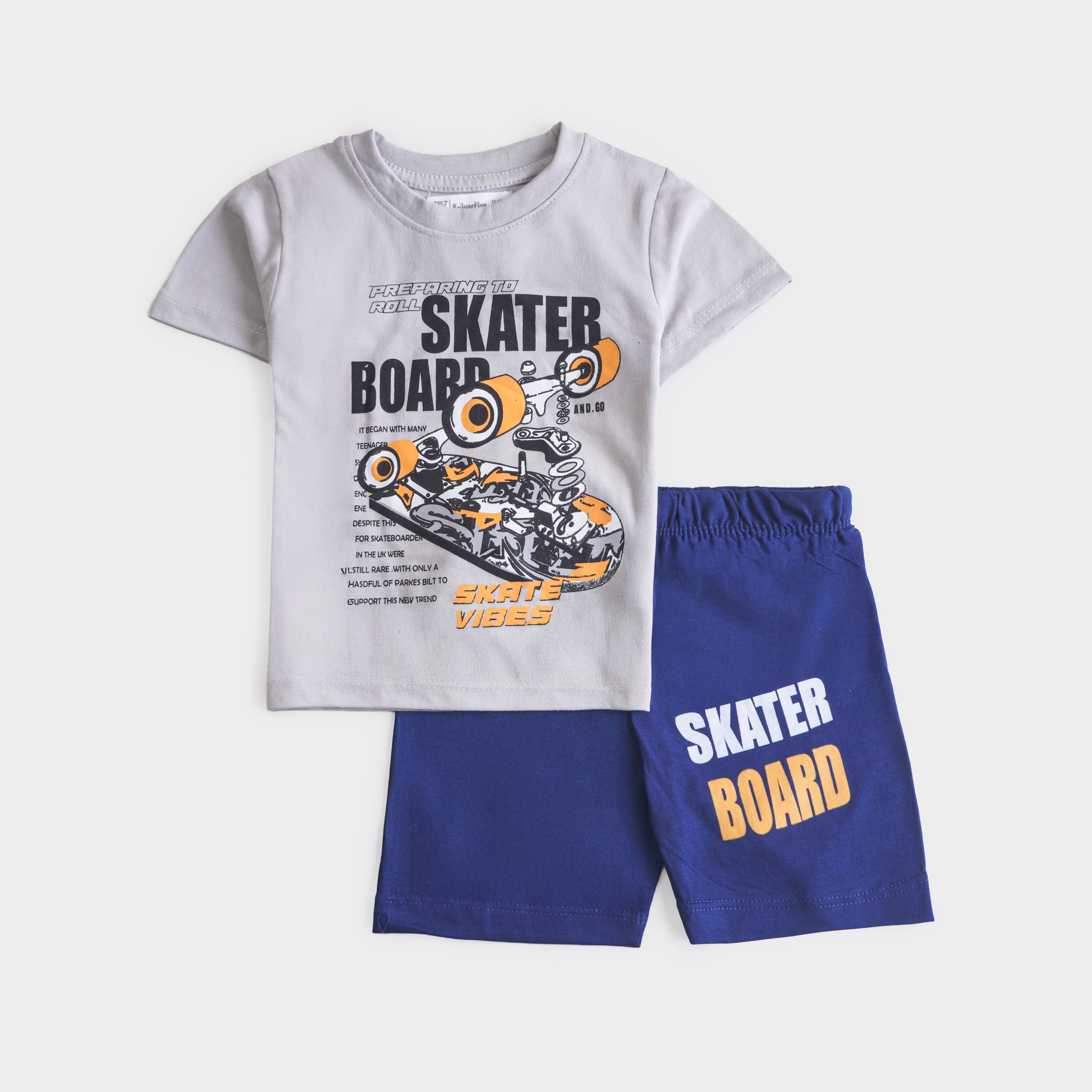 Boys Half Sleeves 2 Piece Suit