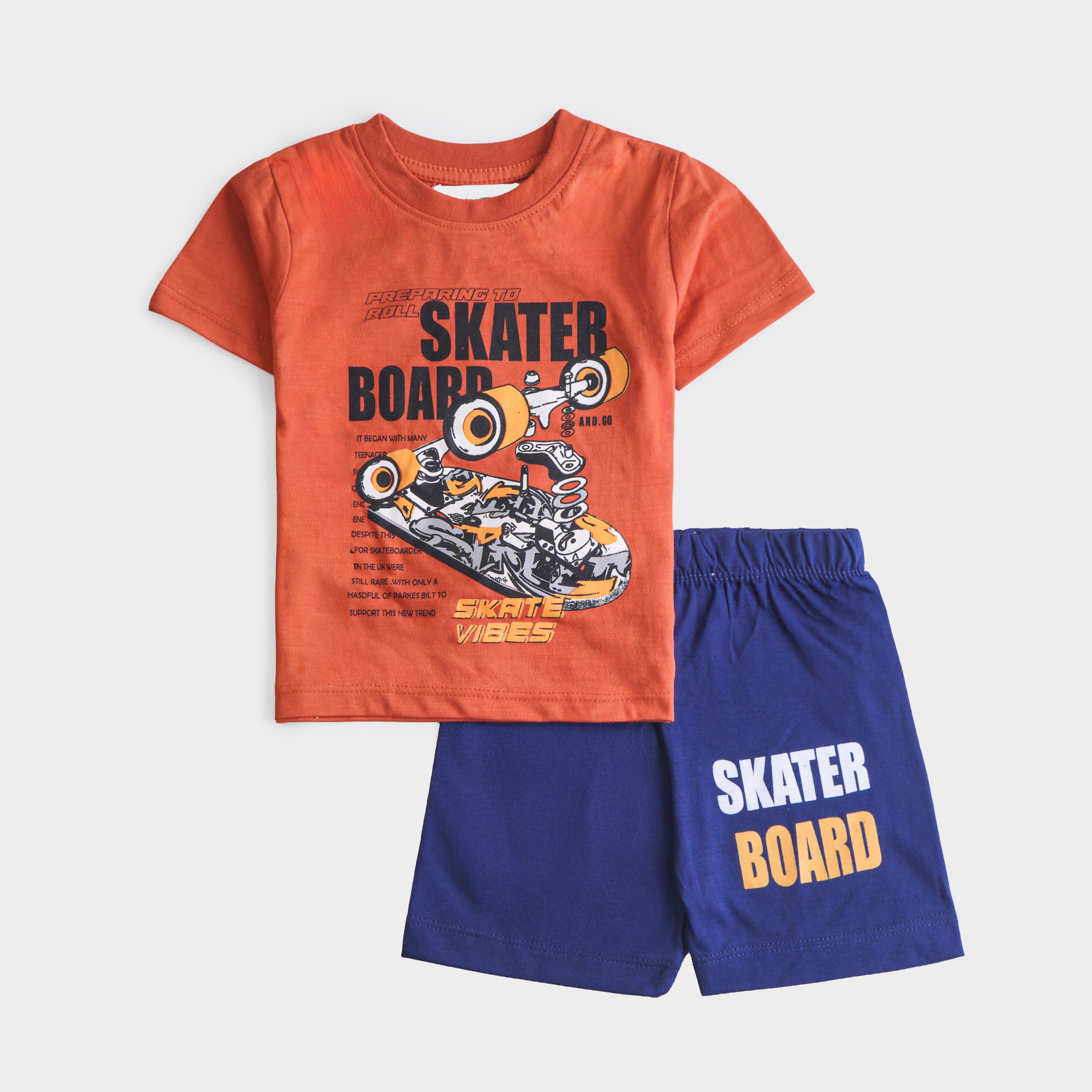 Boys Half Sleeves 2 Piece Suit