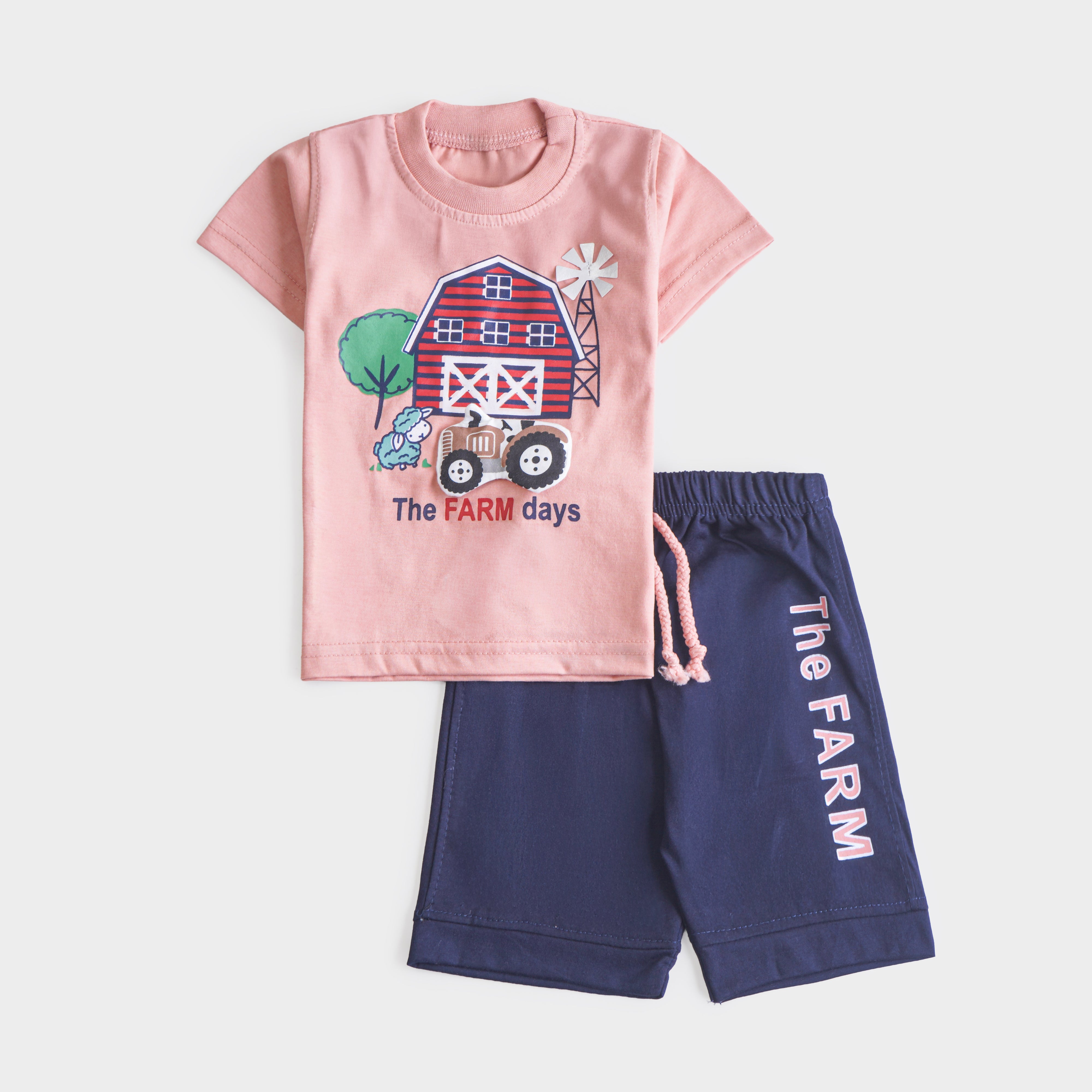 Boys Half Sleeves 2 Piece Suit