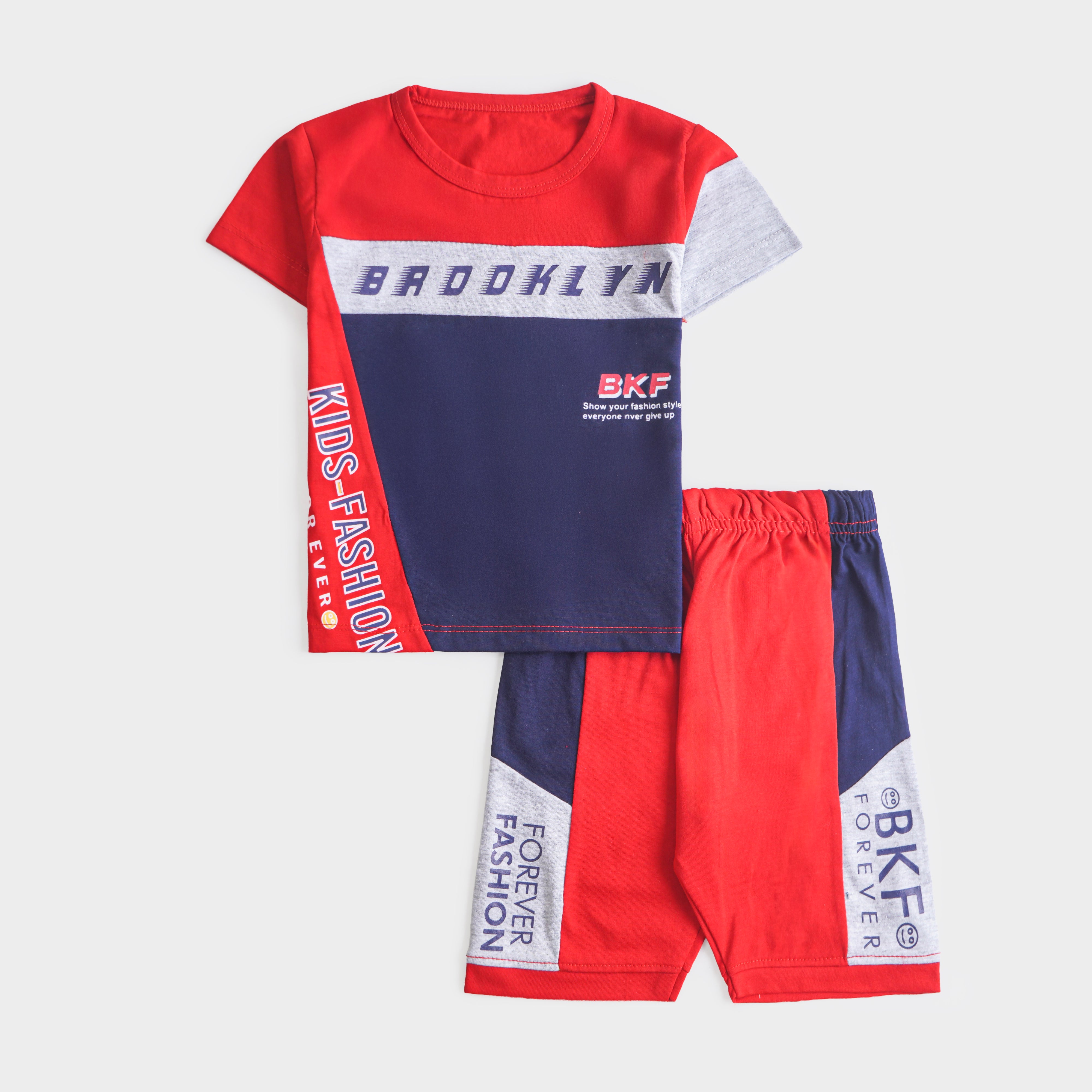 Boys Half Sleeves 2 Piece Suit