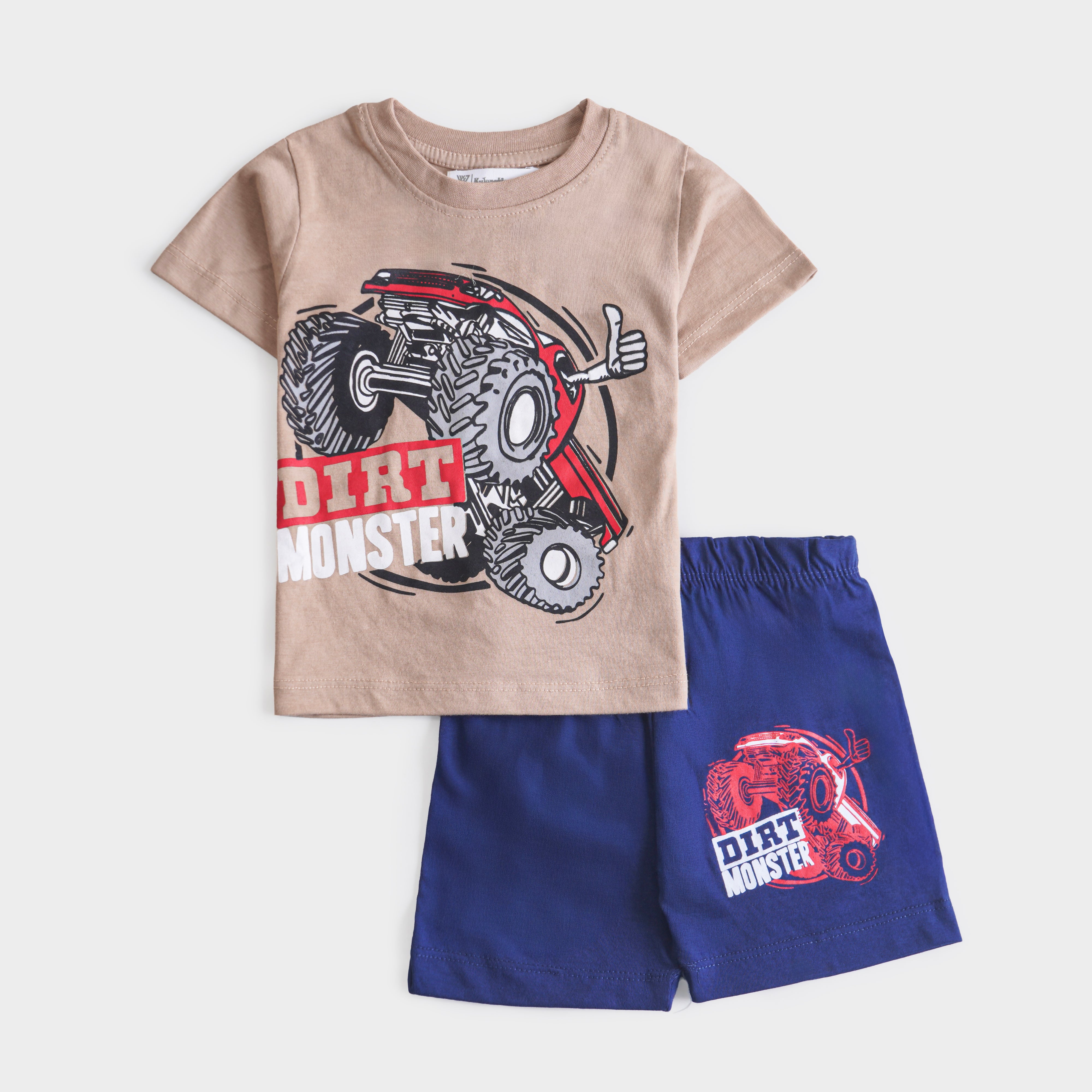 Boys Half Sleeves 2 Piece Suit