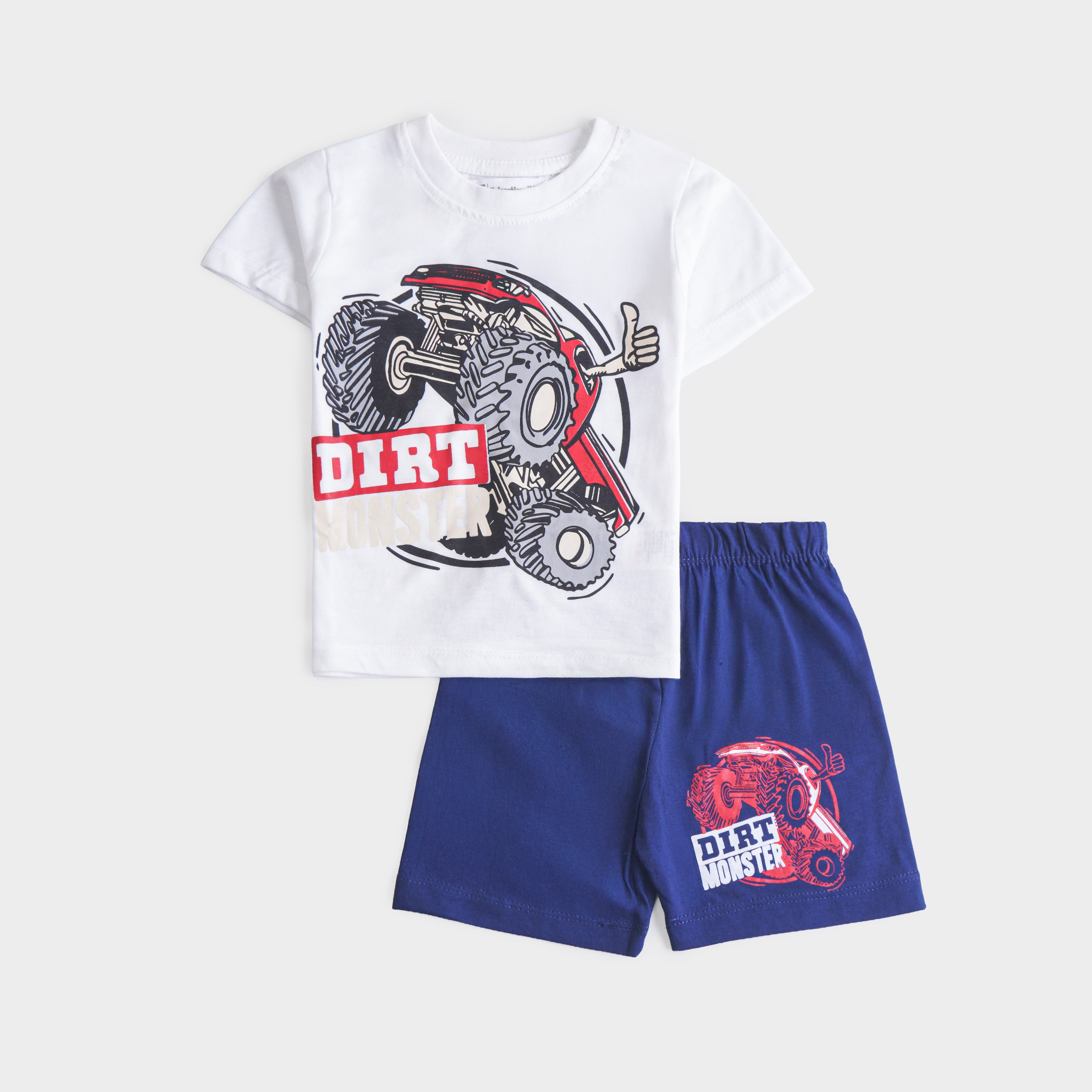 Boys Half Sleeves 2 Piece Suit