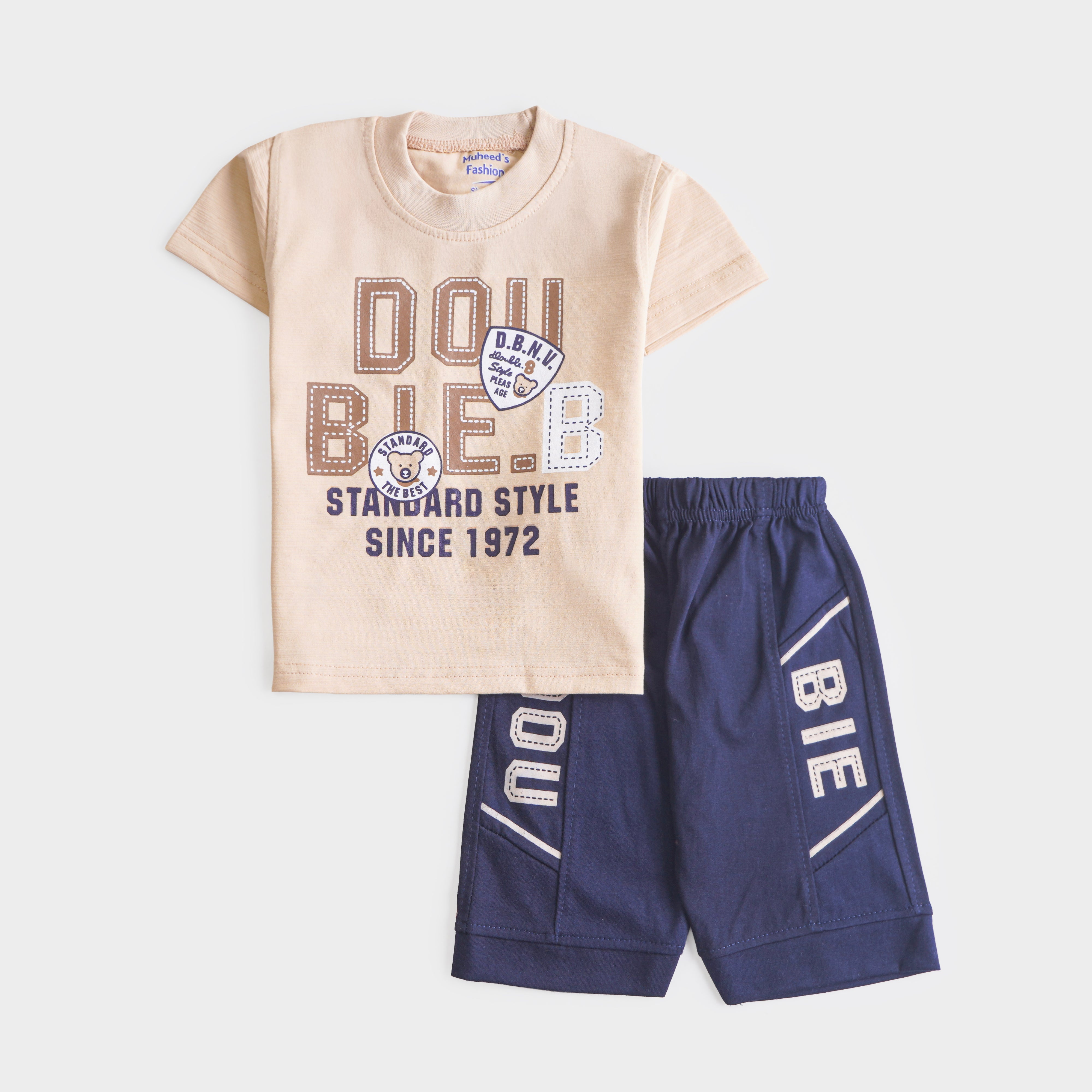 Boys Half Sleeves 2 Piece Suit