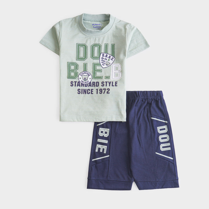 Boys Half Sleeves 2 Piece Suit