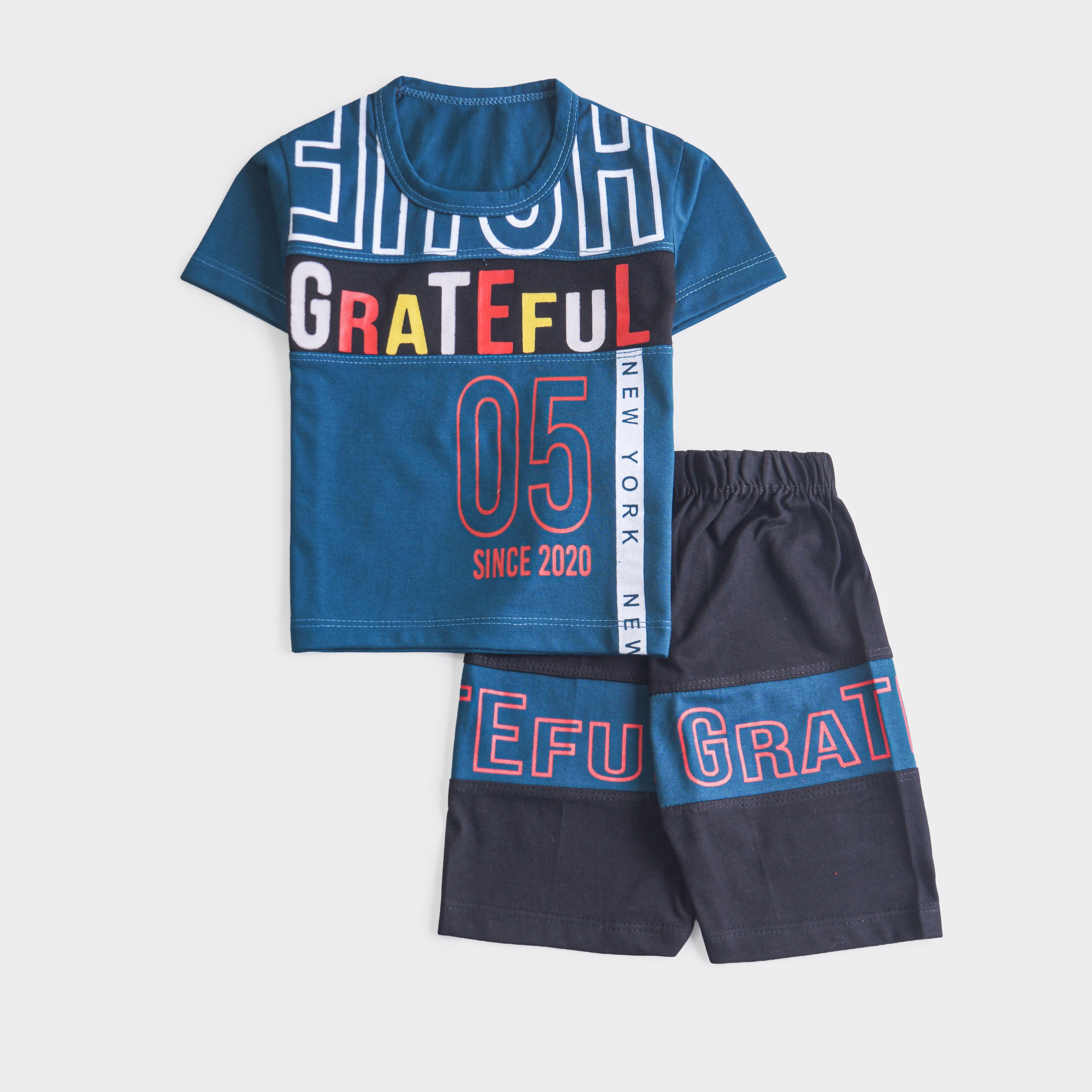 Infant Boys Half Sleeves 2 Piece Suit