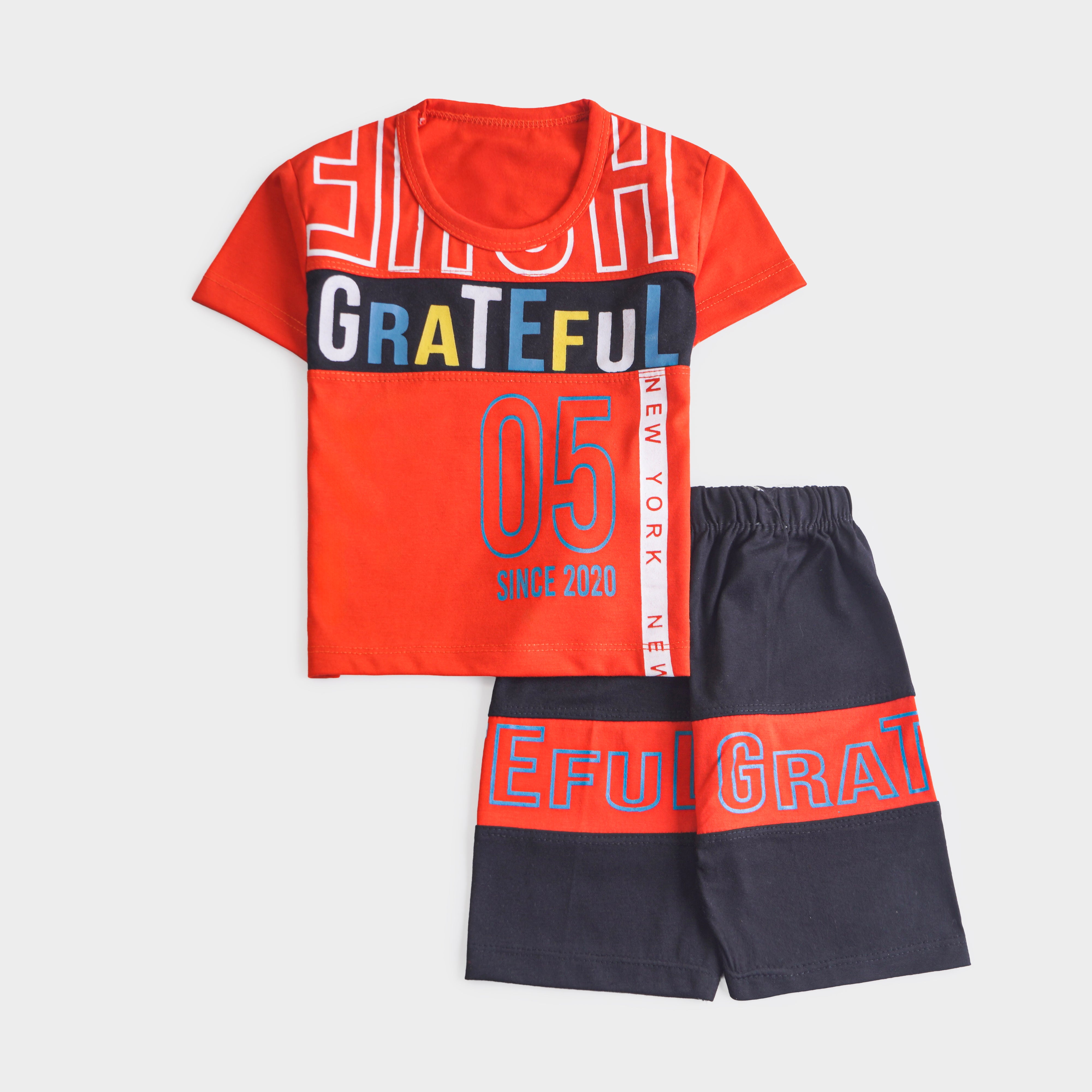 Infant Boys Half Sleeves 2 Piece Suit