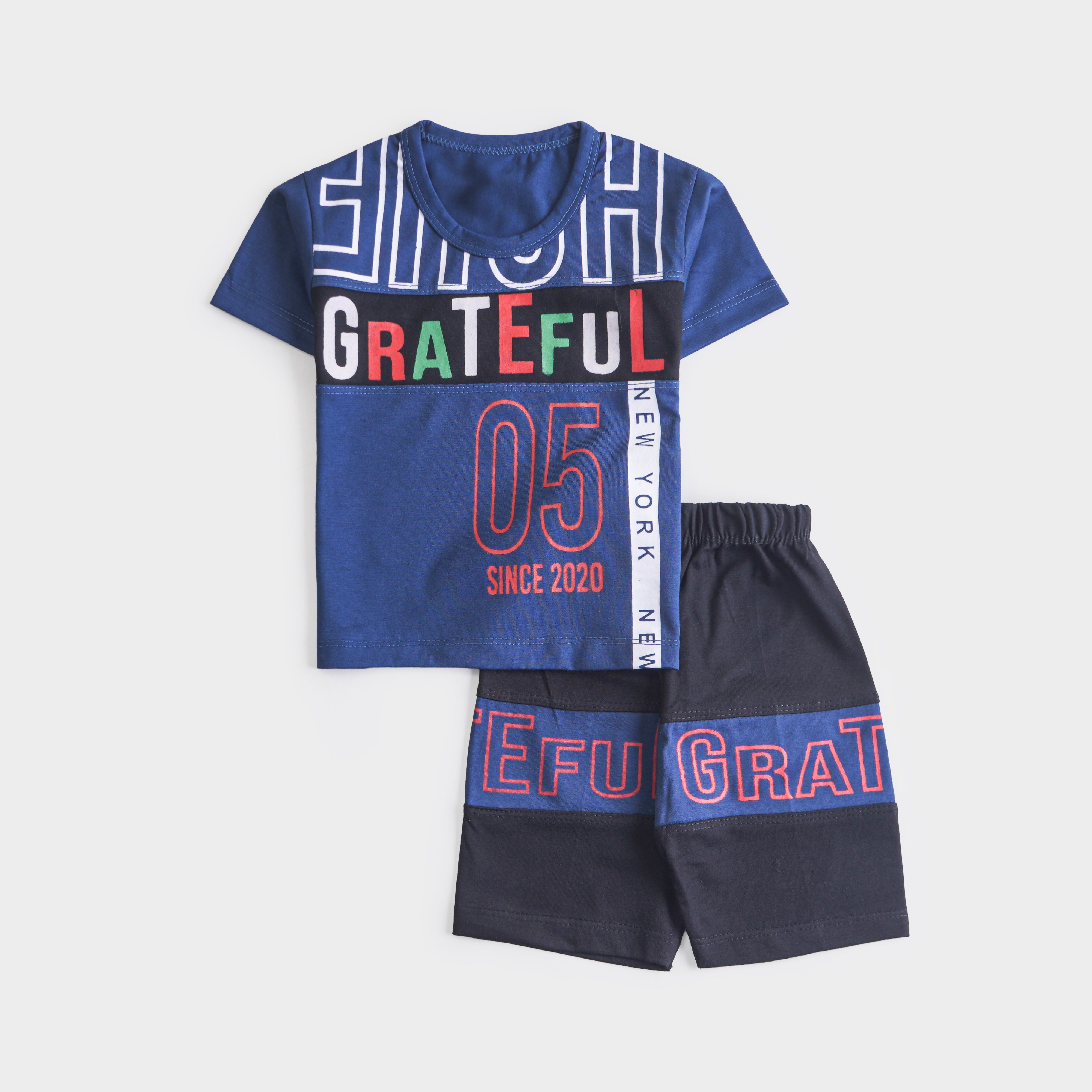 Infant Boys Half Sleeves 2 Piece Suit