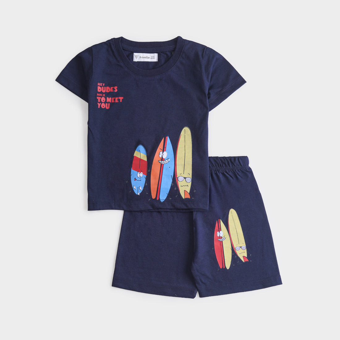 Boys Half Sleeves 2 Piece Suit