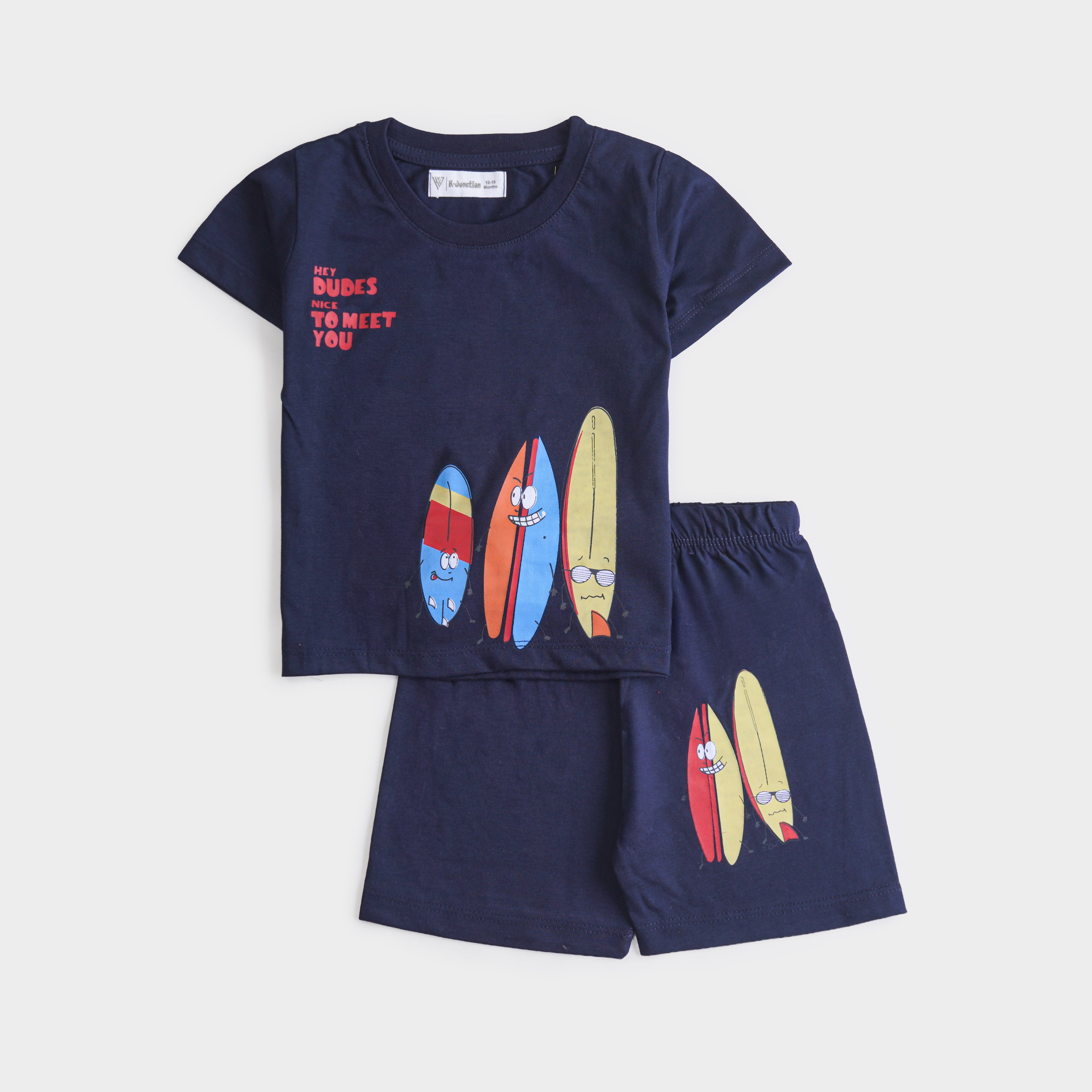 Boys Half Sleeves 2 Piece Suit