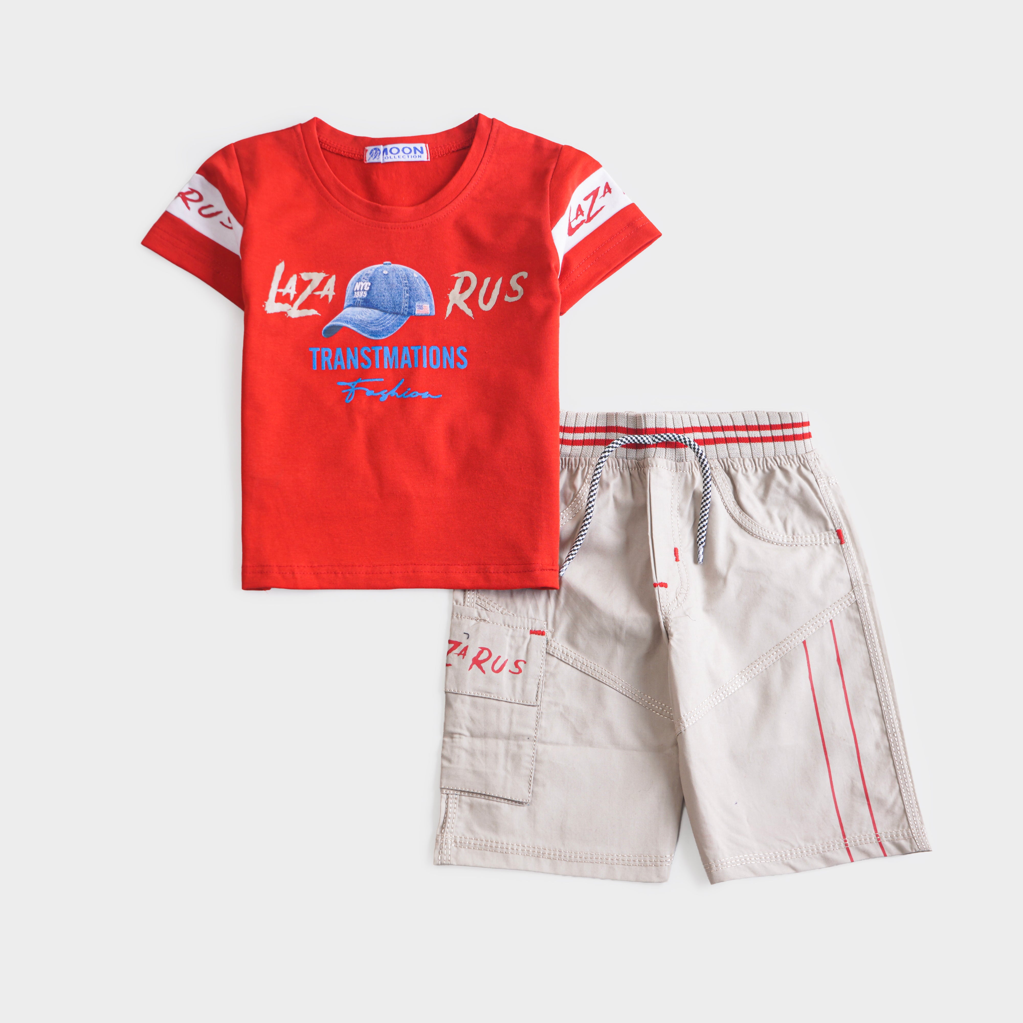 Infant Boys Half Sleeves 2 Piece Suit