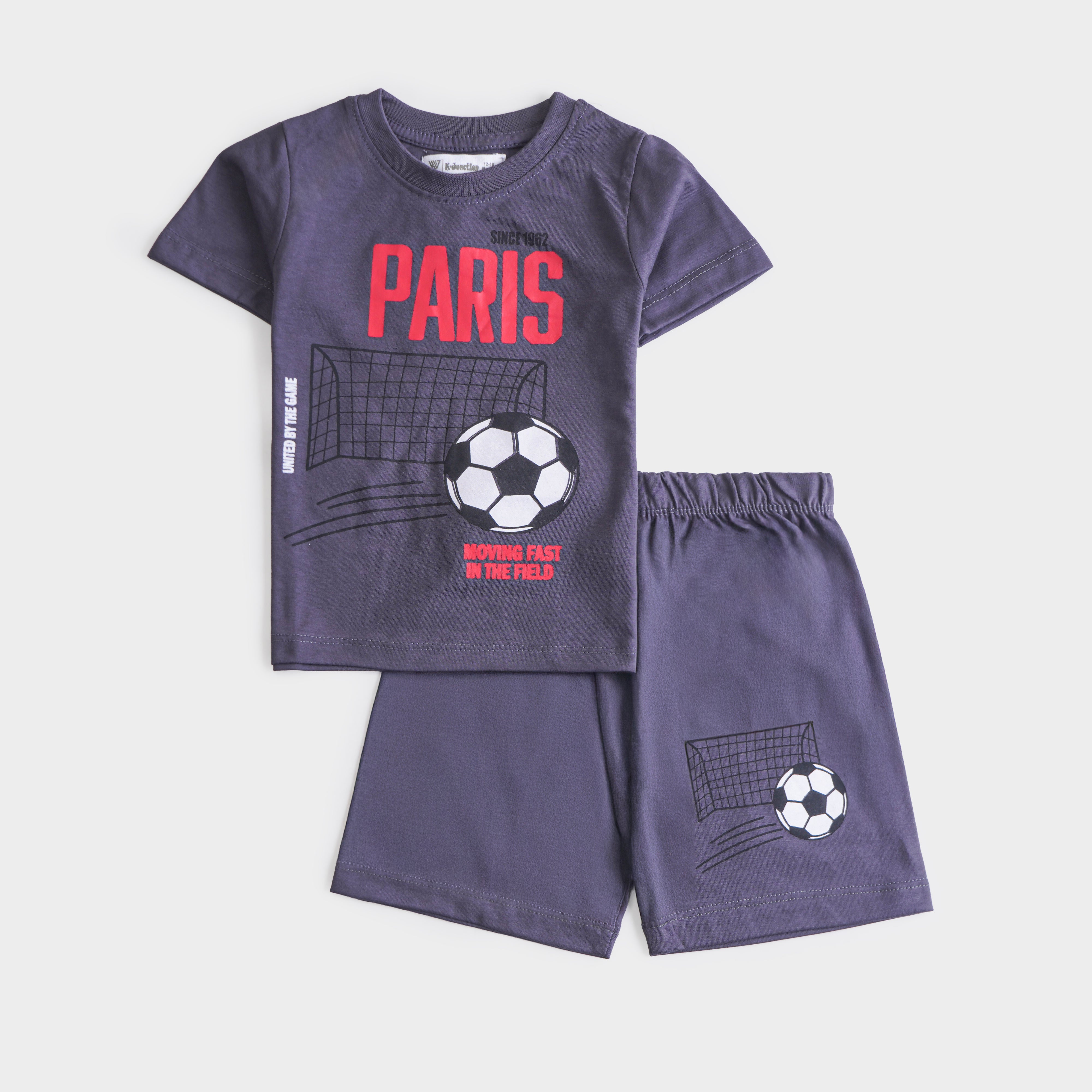 Boys Half Sleeves 2 Piece Suit