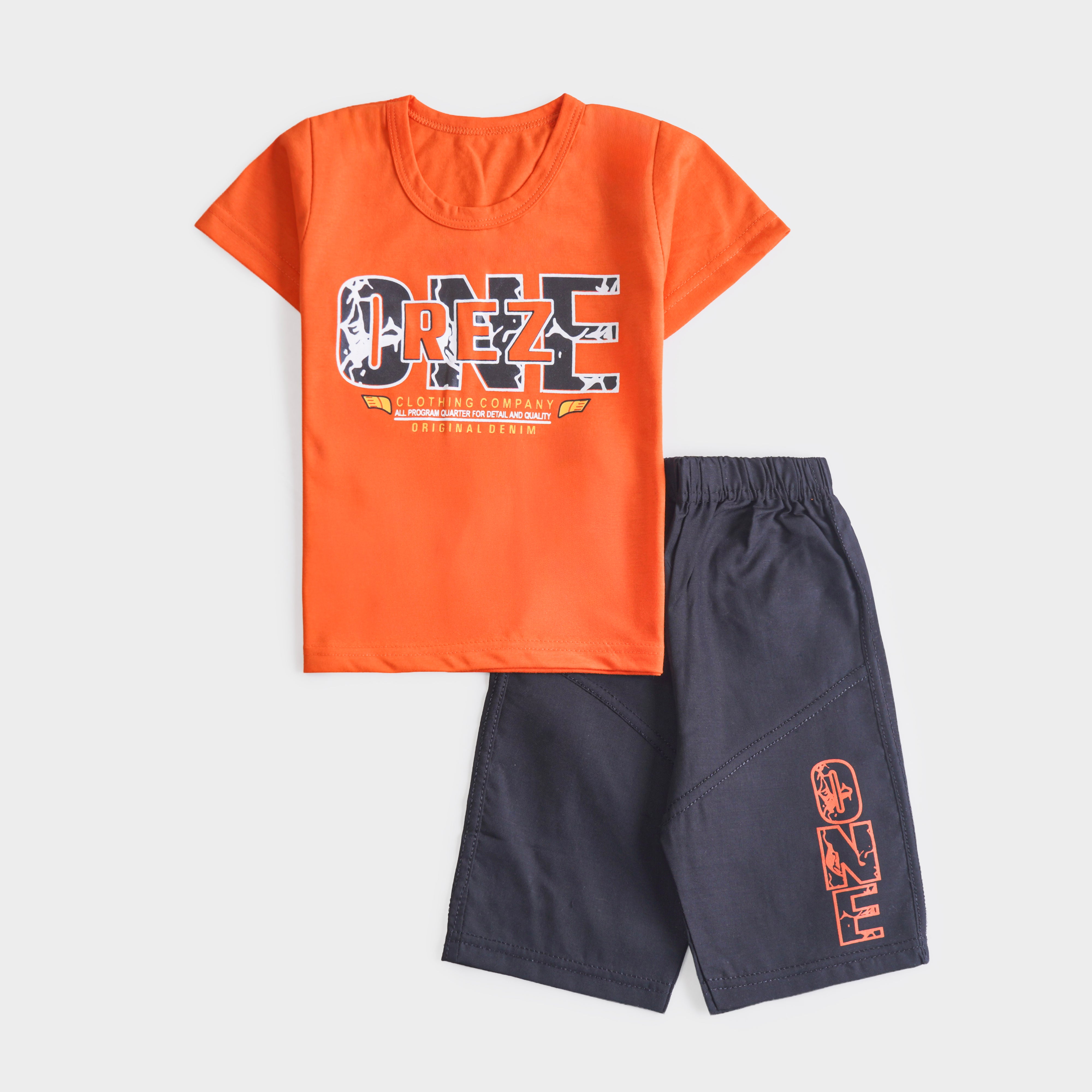 Boys Half Sleeves 2 Piece Suit